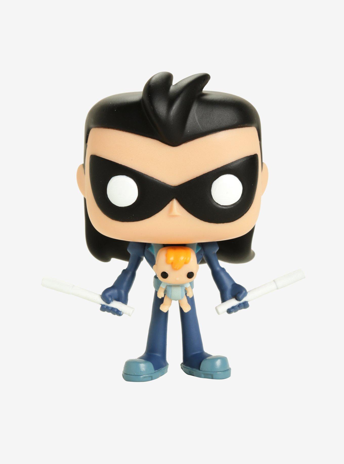 Funko Teen Titans Go! Pop! Television Robin With Baby Vinyl Figure Hot Topic Exclusive, , alternate