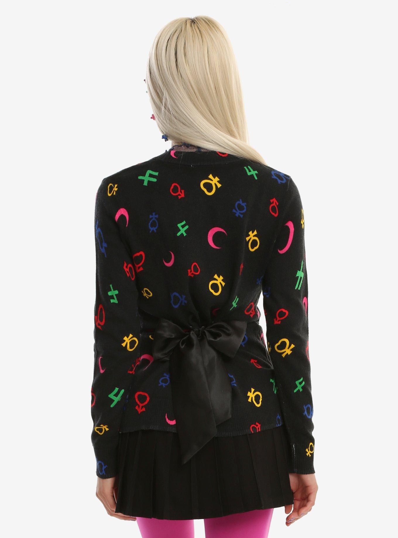 Sailor Moon Symbols Girls Cardigan, , alternate