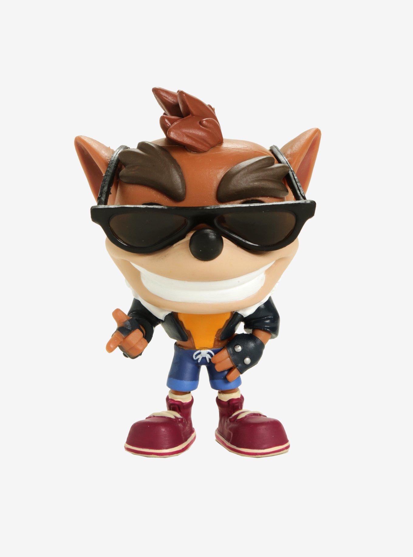 Funko Crash Bandicoot Pop! Games Crash Bandicoot (Biker Outfit) Vinyl Figure Hot Topic Exclusive, , alternate