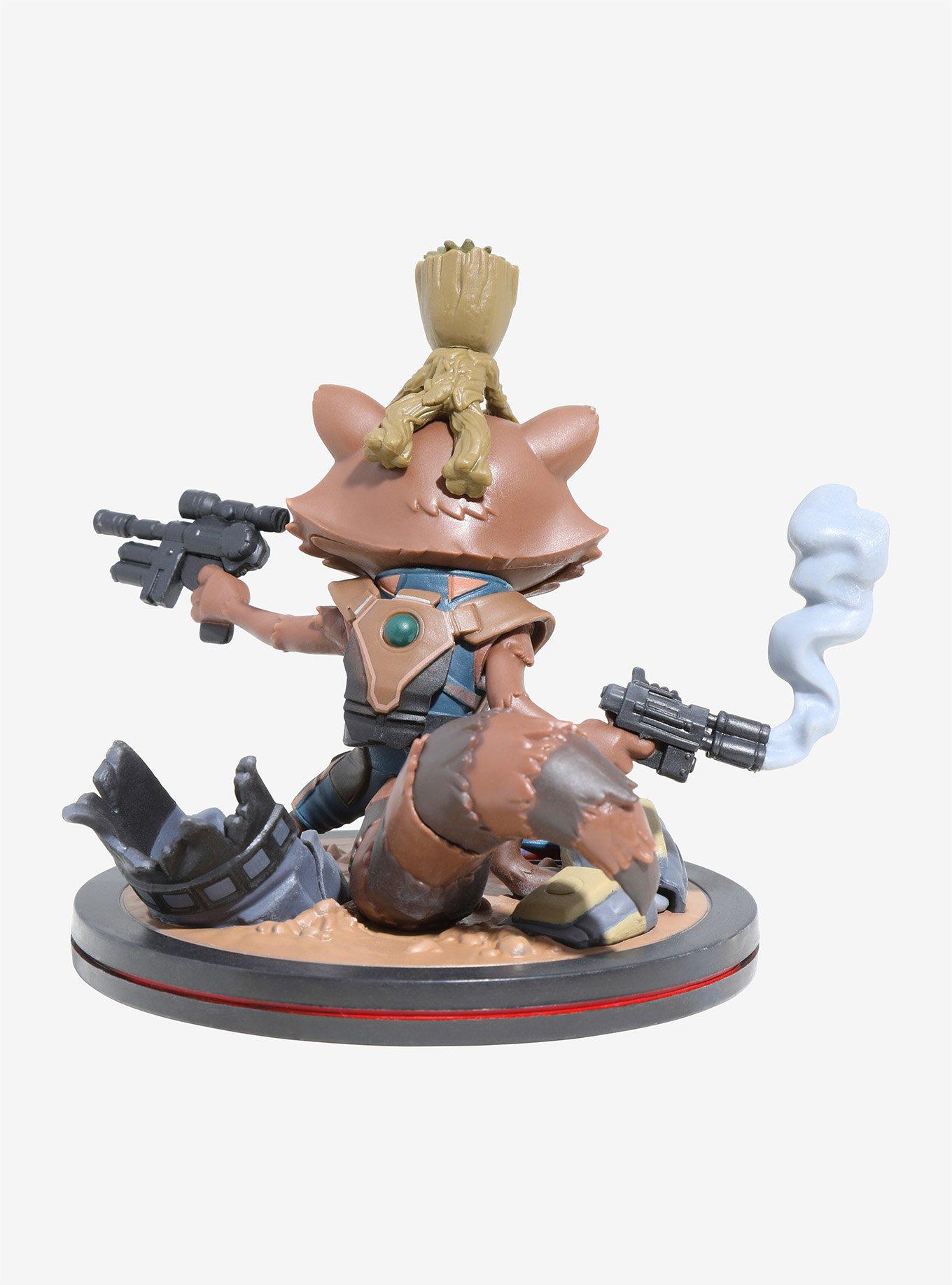 Marvel Guardians Of The Galaxy Rocket & Groot Q-Fig Figure Diorama, , alternate