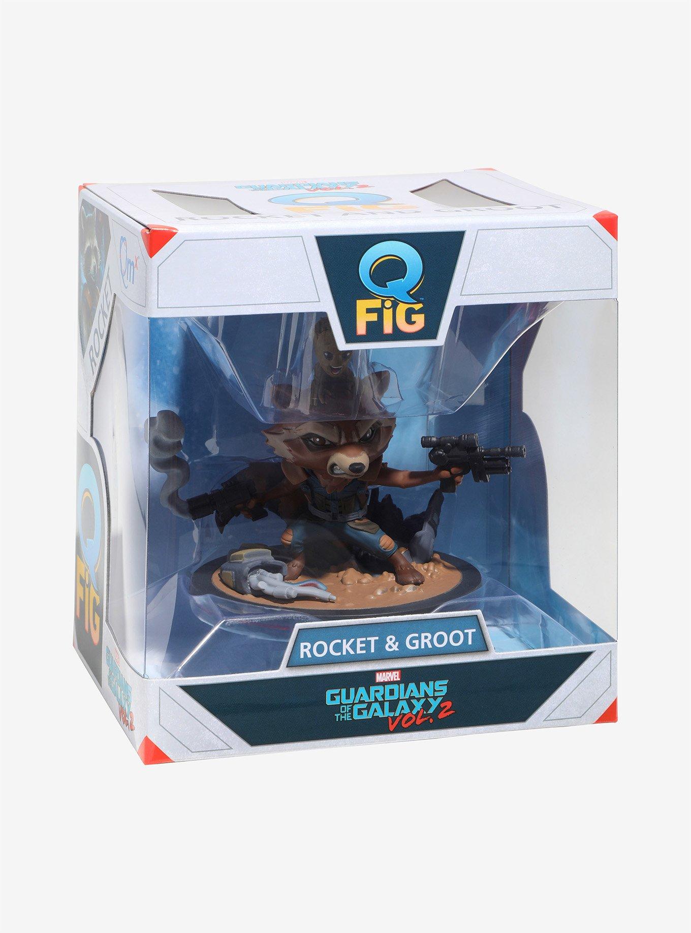 Marvel Guardians Of The Galaxy Rocket & Groot Q-Fig Figure Diorama, , alternate
