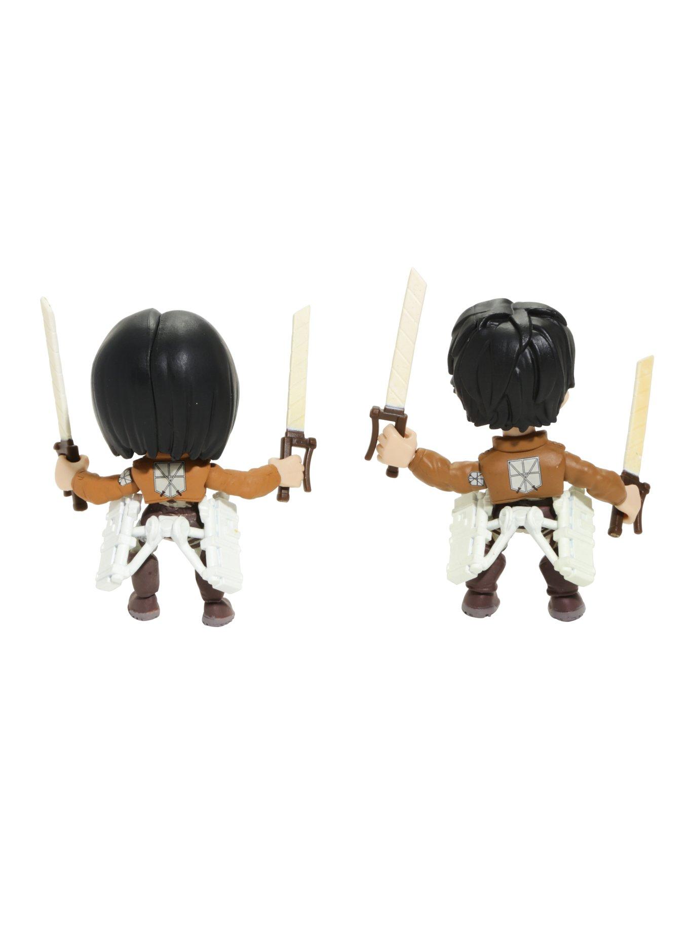 The Loyal Subjects Attack On Titan Eren Mikasa Crying Edition Vinyl Figure Set Summer Convention Exclusive, , alternate