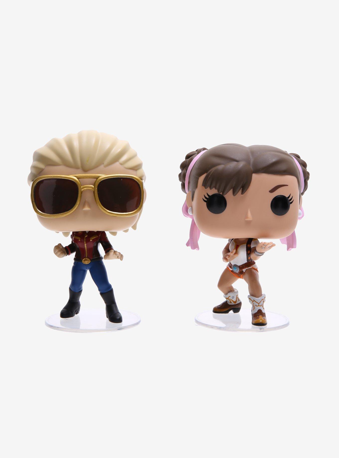 Funko Marvel Vs. Capcom: Infinite Pop! Games Captain Marvel Vs Chun-Li Vinyl Figure Set, , alternate