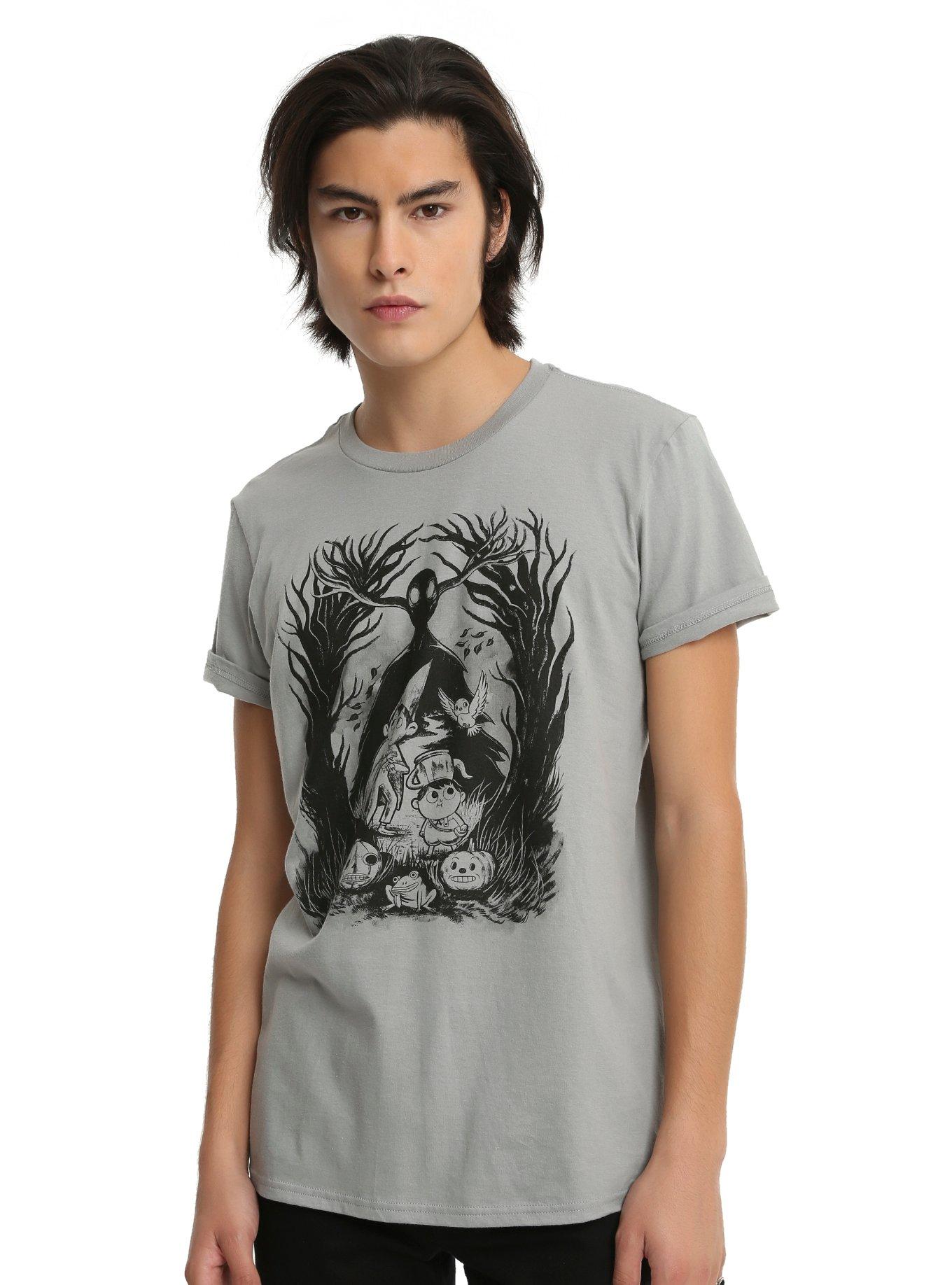 Over The Garden Wall Forest Sketch T-Shirt, MULTI