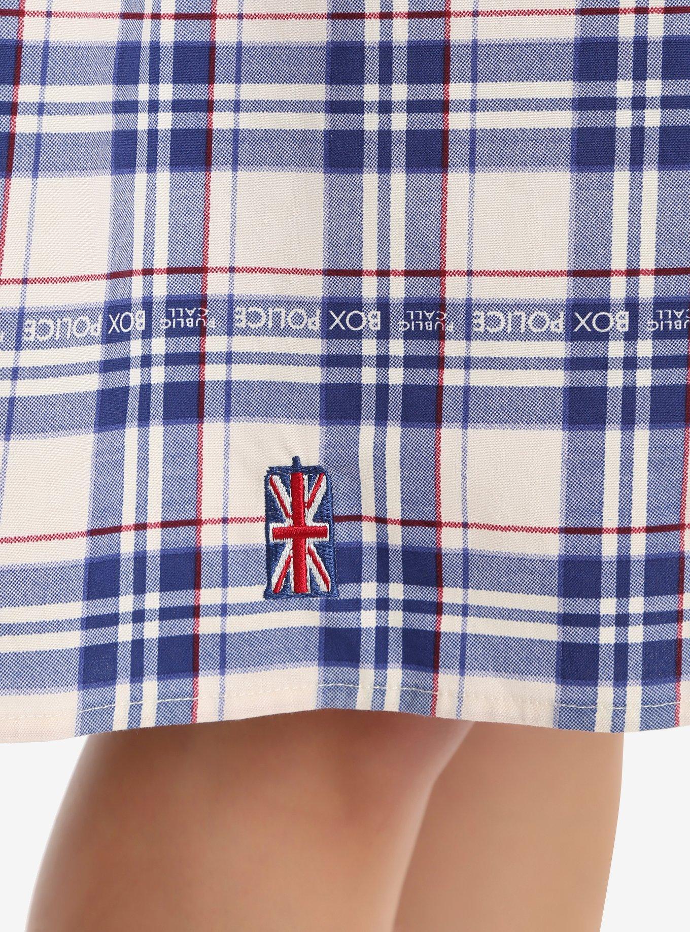 Her Universe Doctor Who Plaid Skirt, , alternate