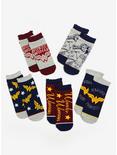 DC Comics Wonder Woman Ruffle Socks 5 Pair, , alternate