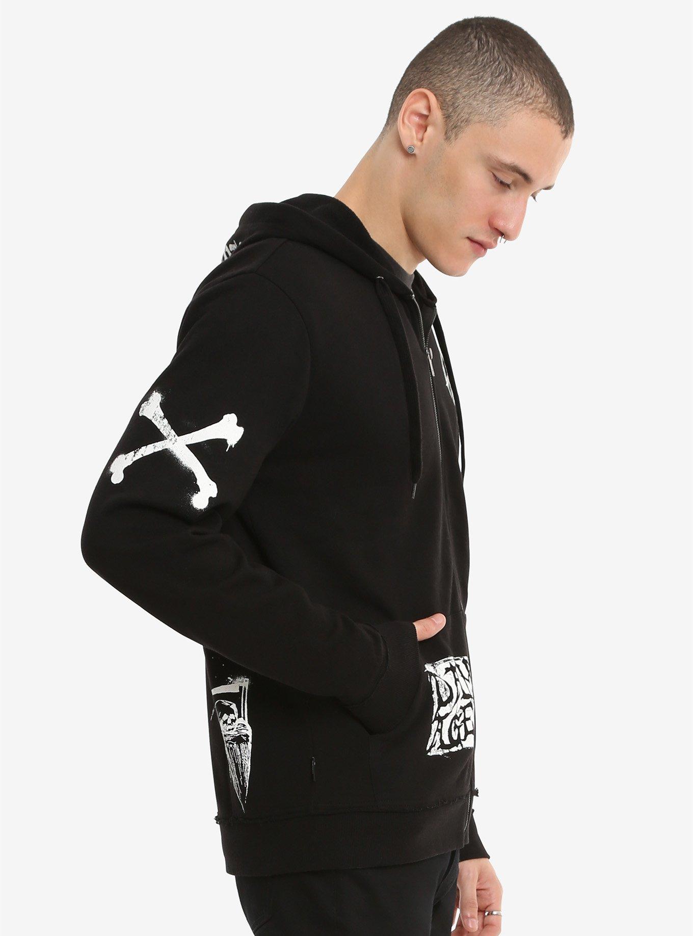 XXX RUDE Anarchy Troubled Hoodie, , alternate