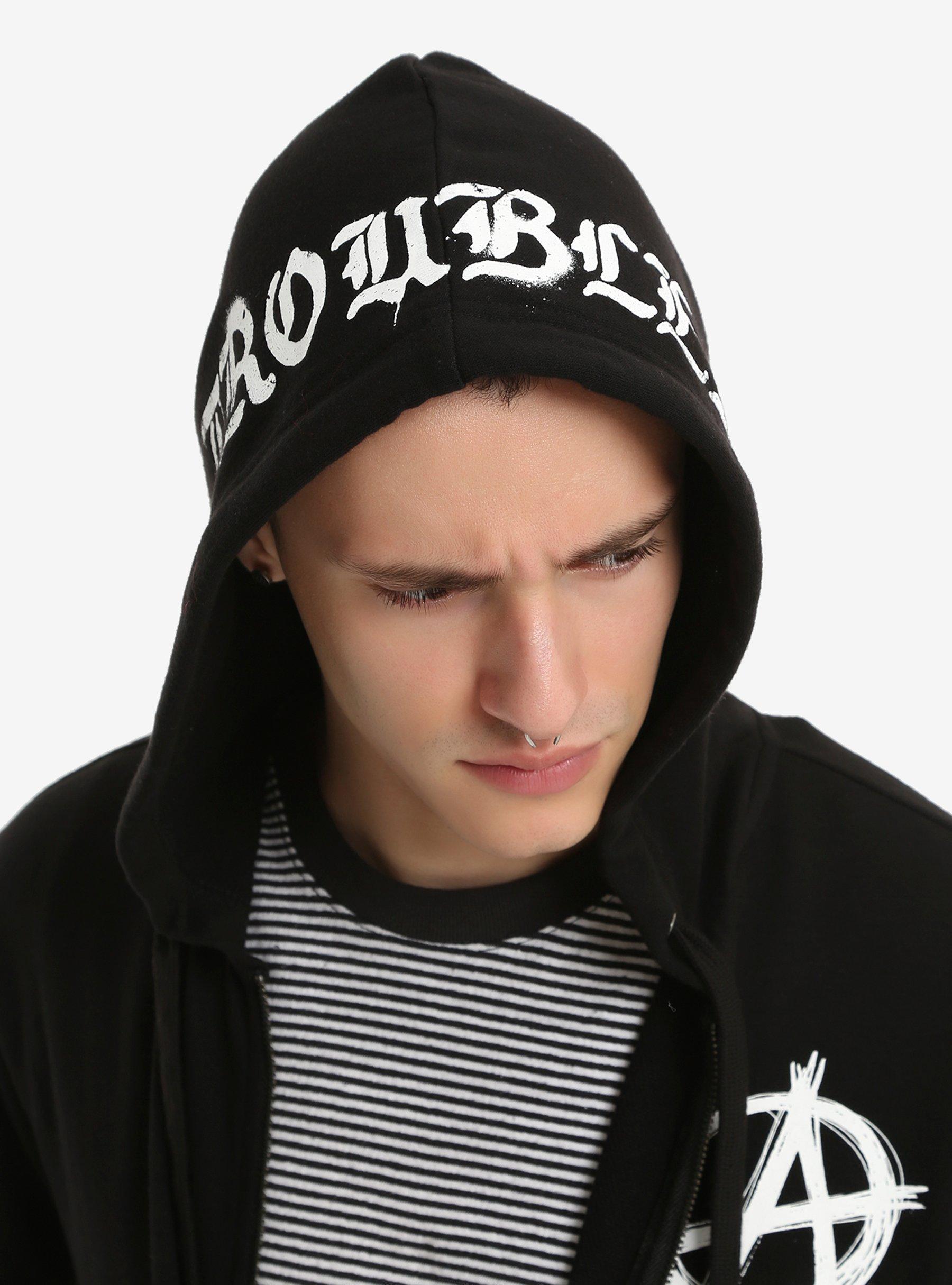 XXX RUDE Anarchy Troubled Hoodie, , alternate