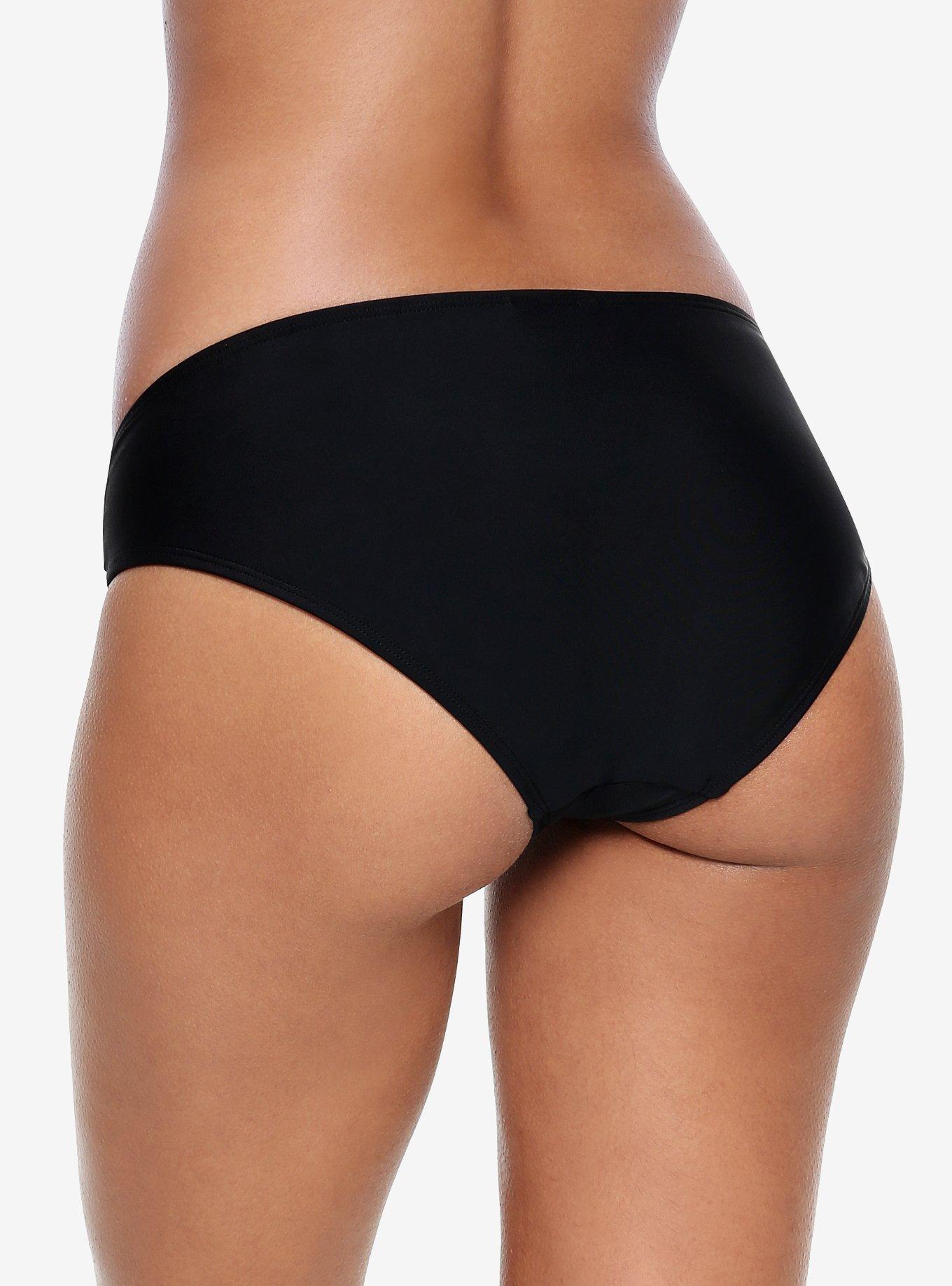 O-Ring Hip Swim Bottoms, BLACK, alternate