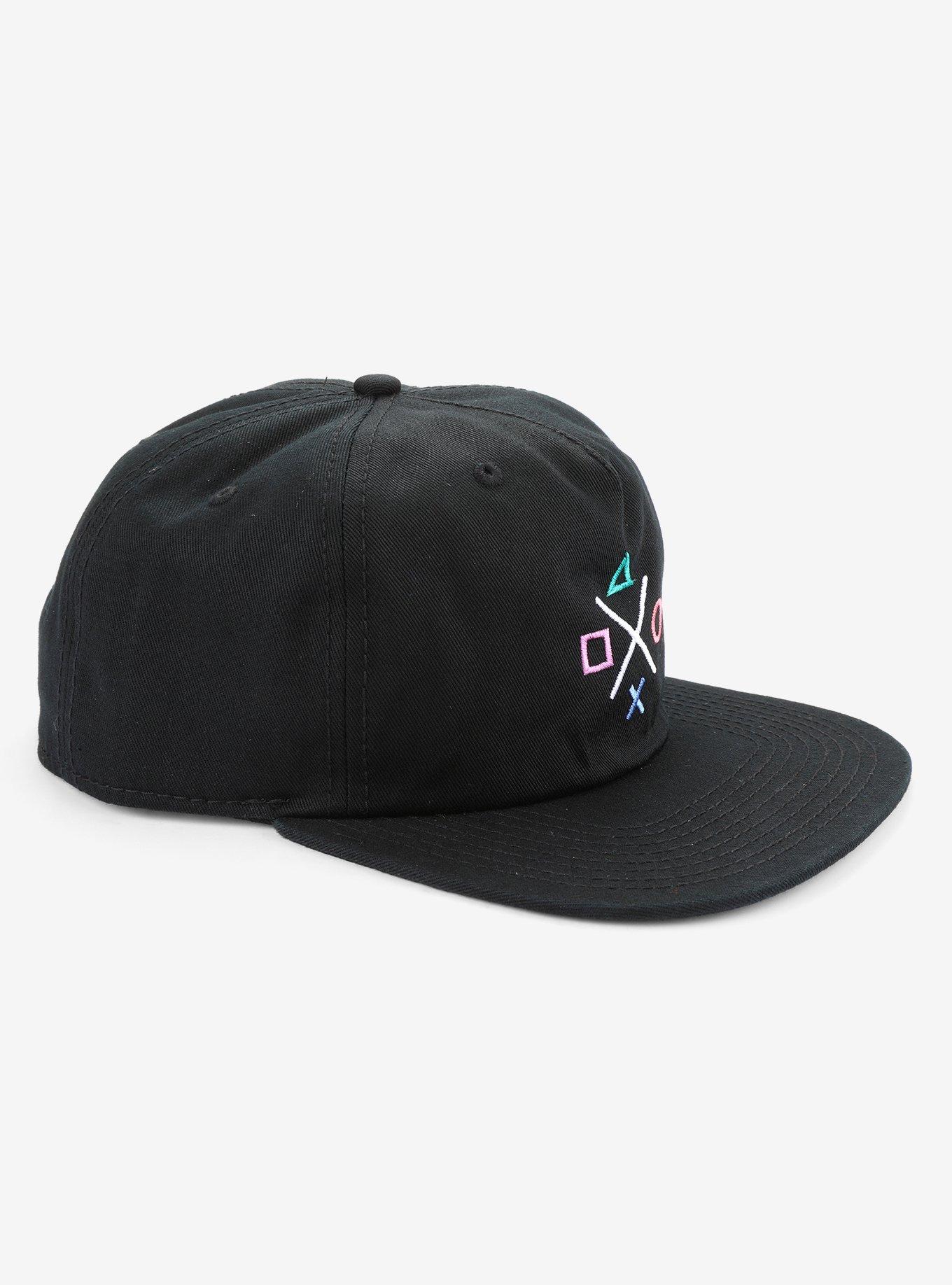 Playstation Logo Snapback Hat - BoxLunch Exclusive, , alternate