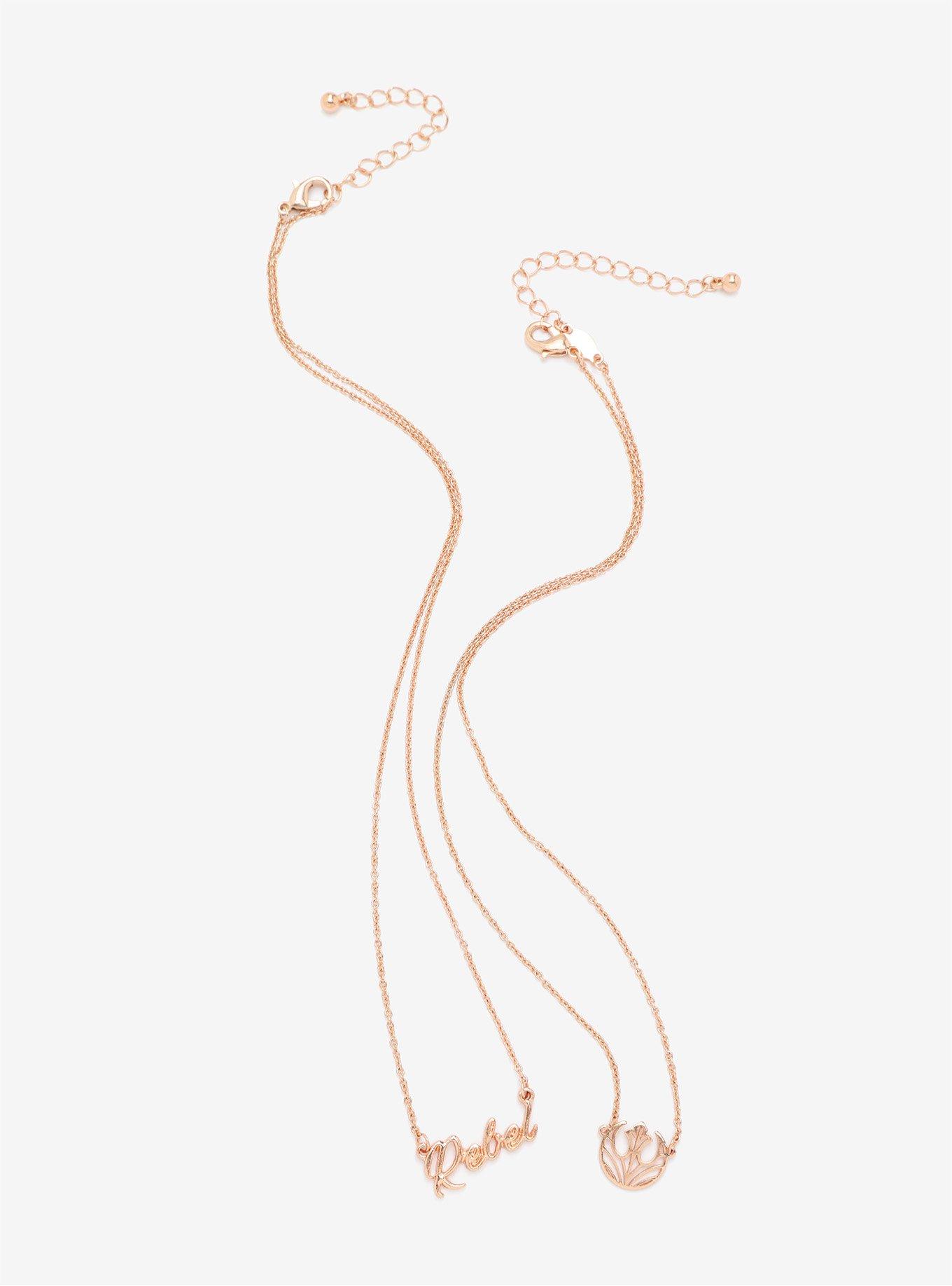 Star Wars Rebels Rose Gold Necklace Set - BoxLunch Exclusive, , alternate