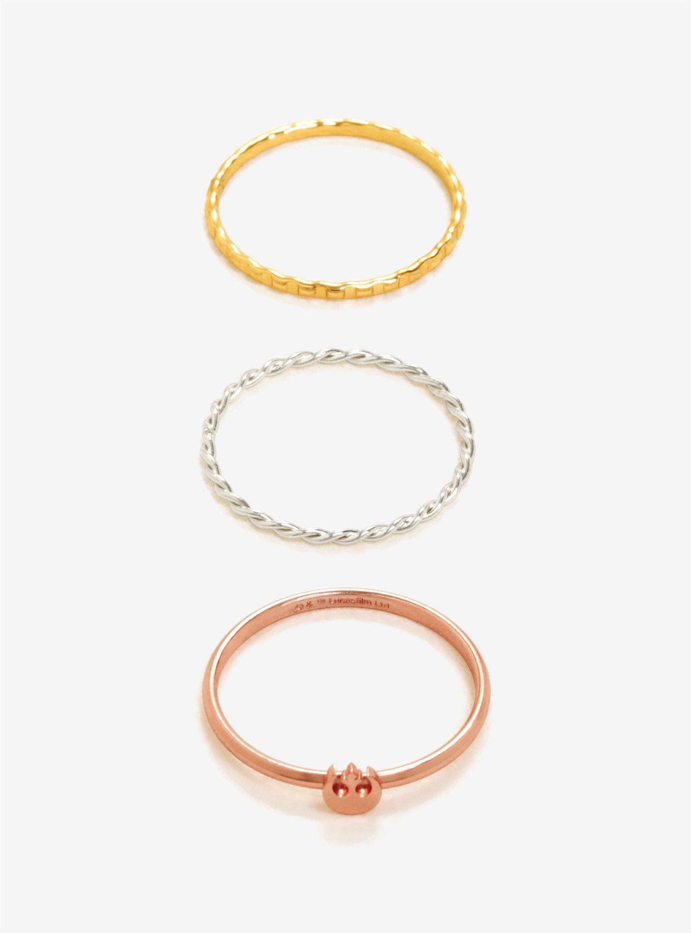 Star Wars Rebel Stacking Rings - BoxLunch Exclusive, , alternate