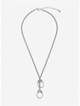 Blackheart Handcuff Chain Necklace, , alternate