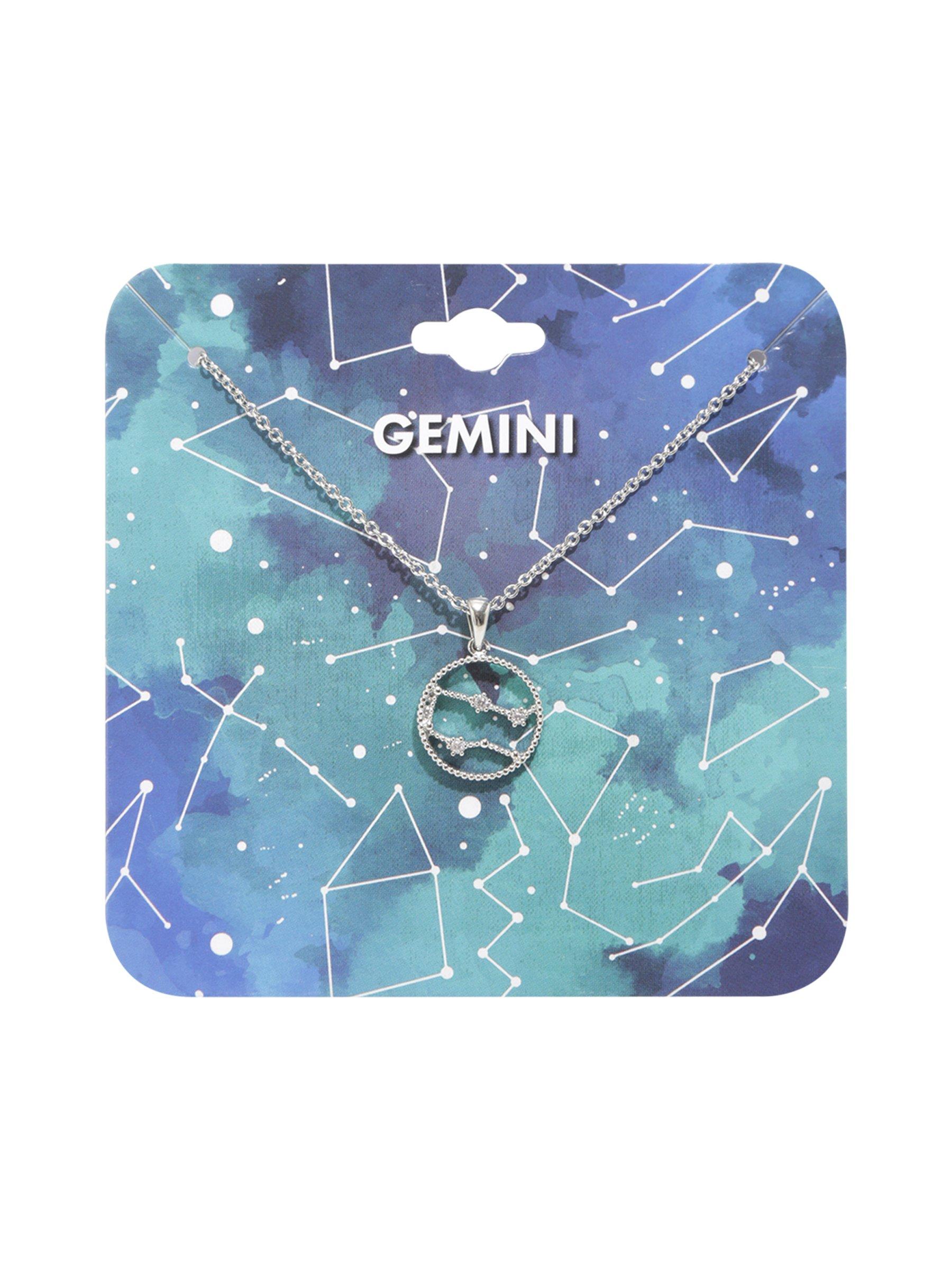 Gemini Constellation Necklace, , alternate