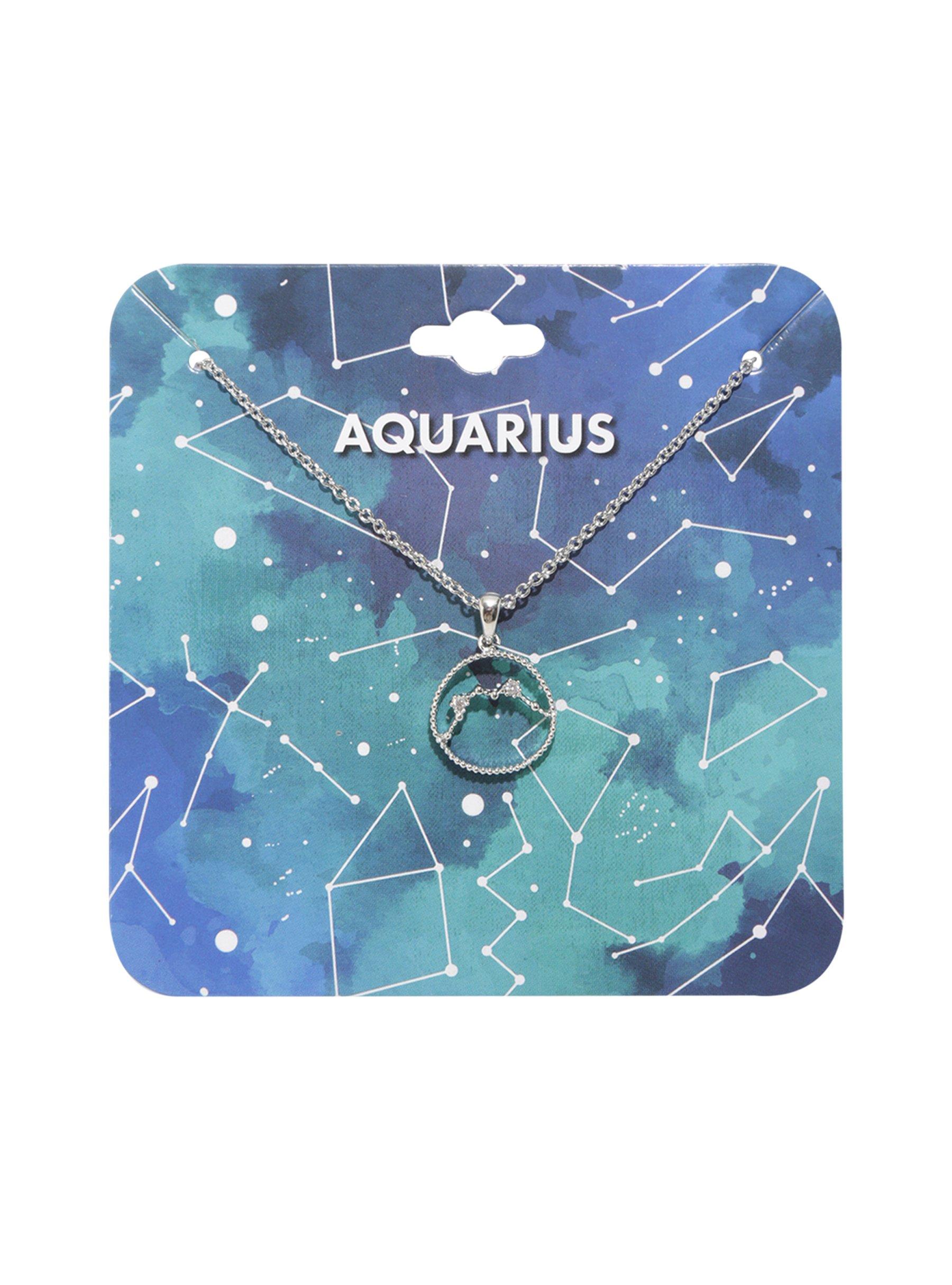 Aquarius Constellation Necklace, , alternate