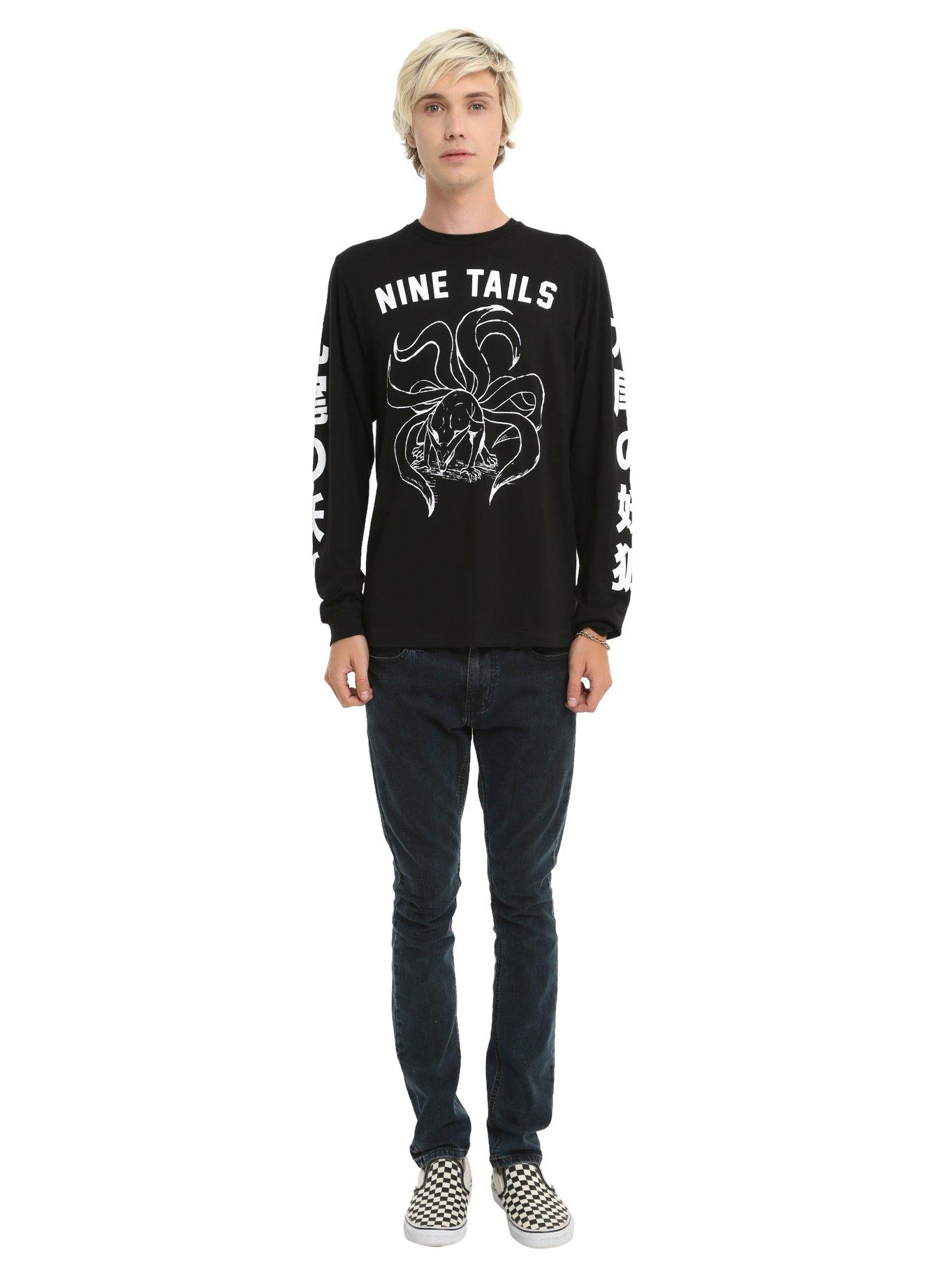 Naruto Shippuden Nine Tails Long-Sleeve T-Shirt, , alternate