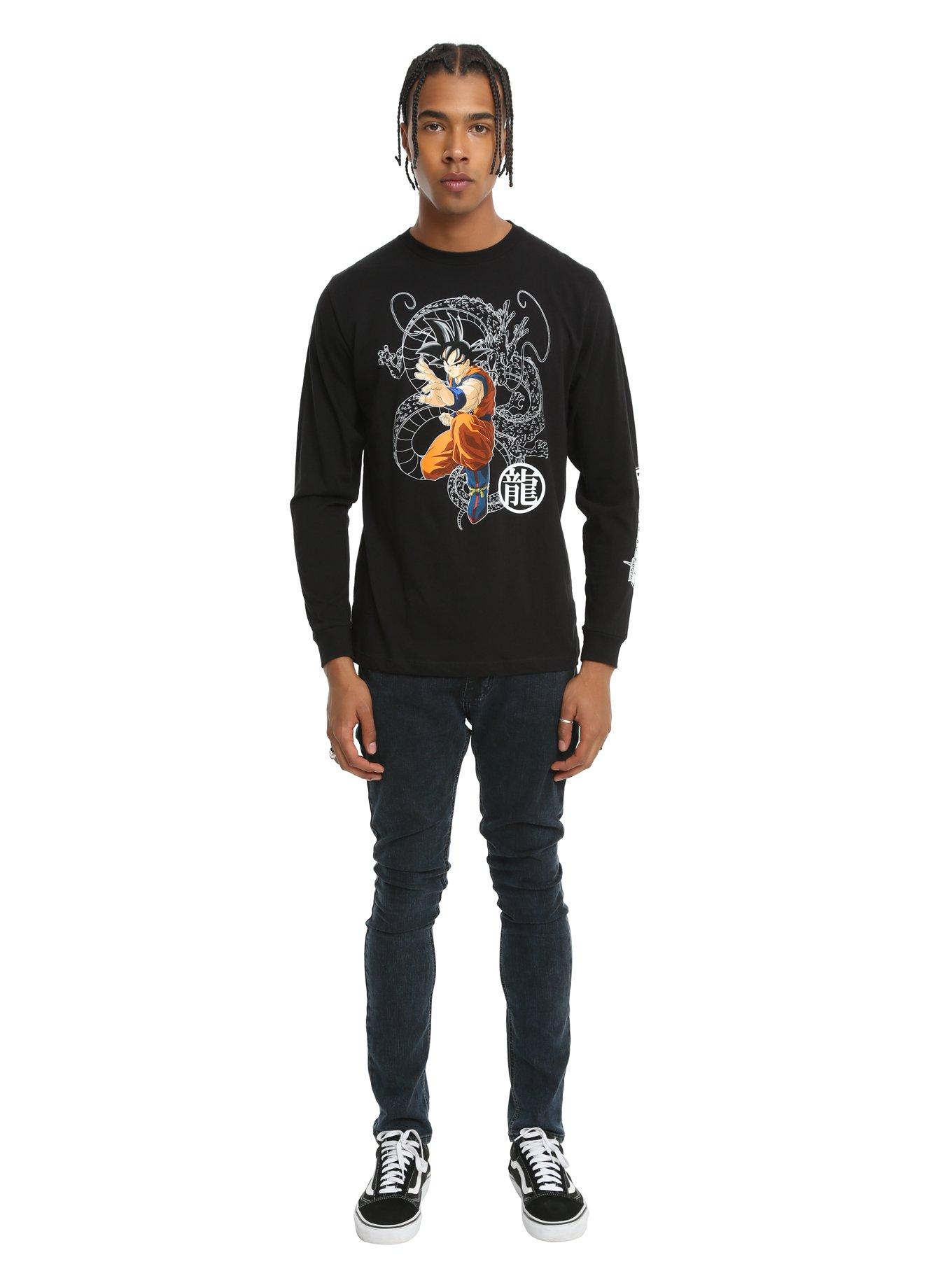 Dragon Ball Z Super Goku Shenron Long-Sleeve T-Shirt, , alternate