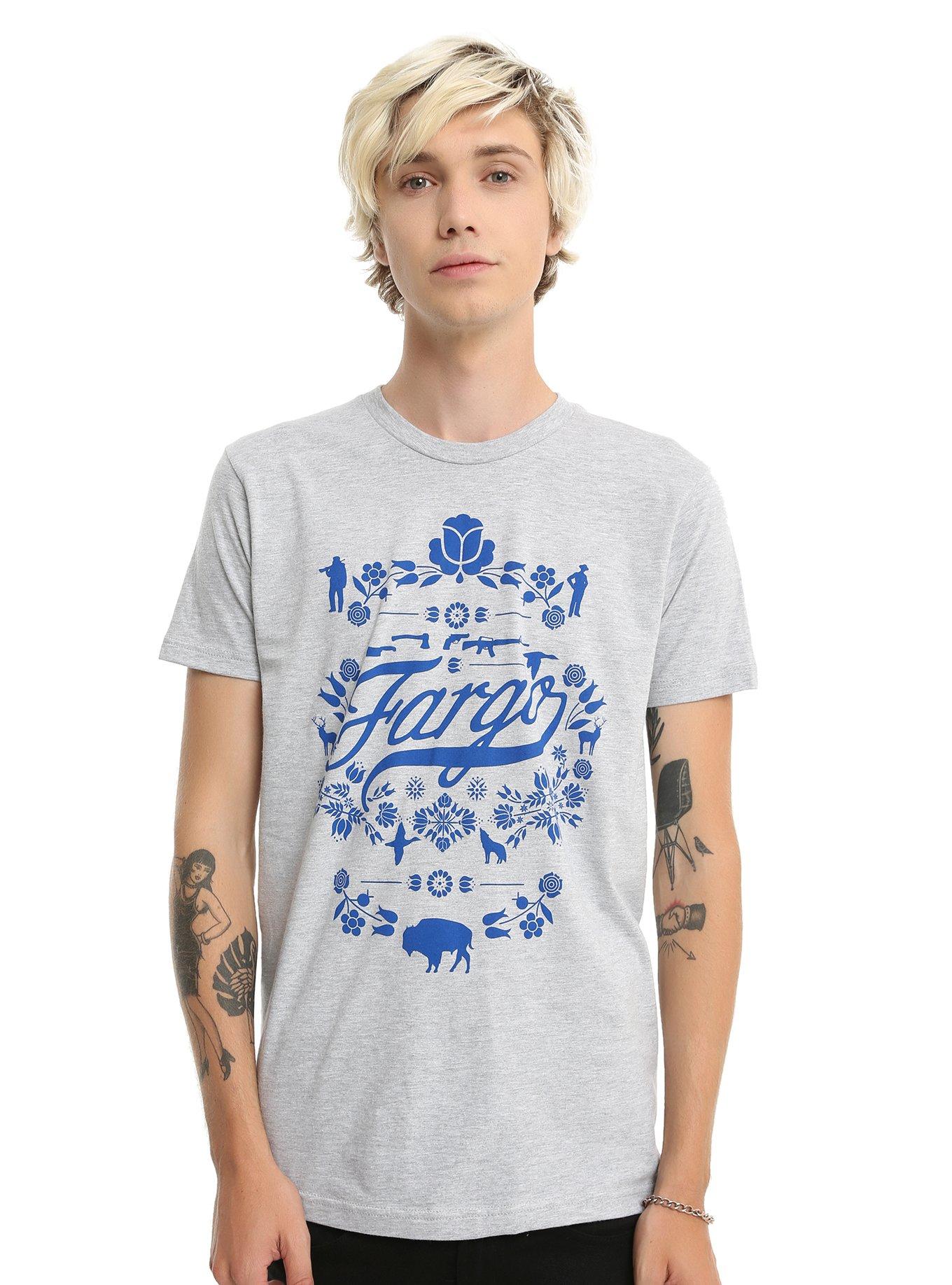 Fargo Quilt Pattern T-Shirt, , alternate