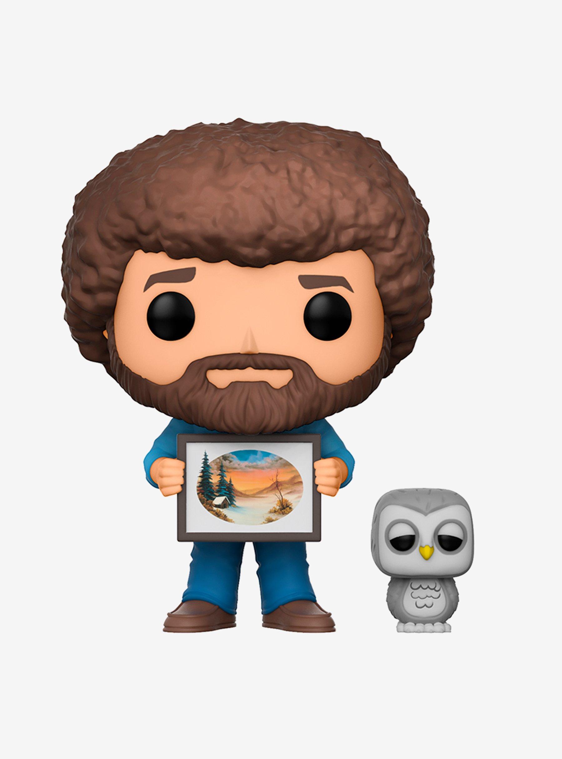Funko Bob Ross - The Joy of Painting Pop! Television Bob Ross And Raccoon Vinyl Figure, , alternate