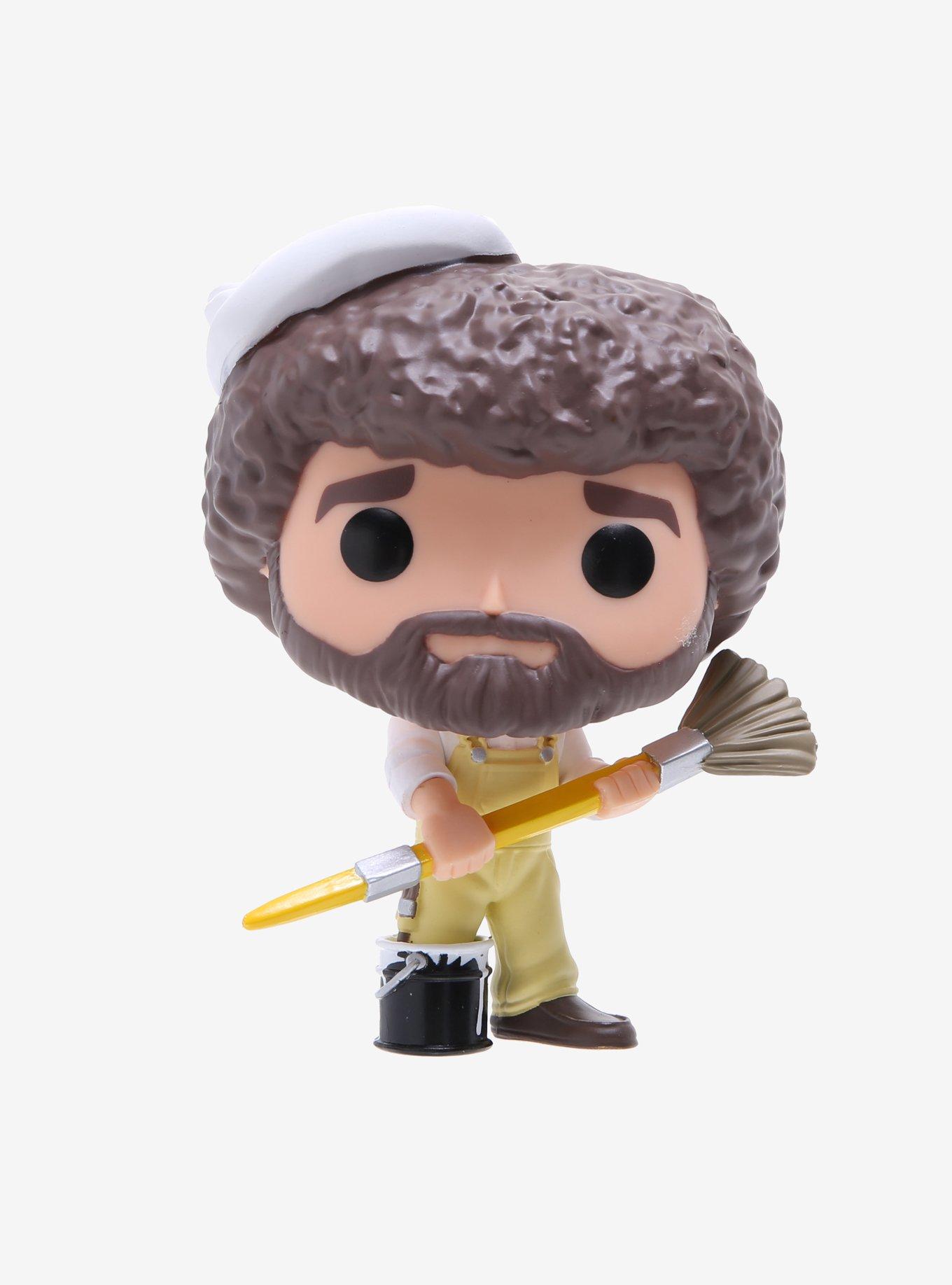 Bob Ross - The Joy of Painting Pop! Television Bob Ross With Paintbrush Vinyl Figure, , alternate
