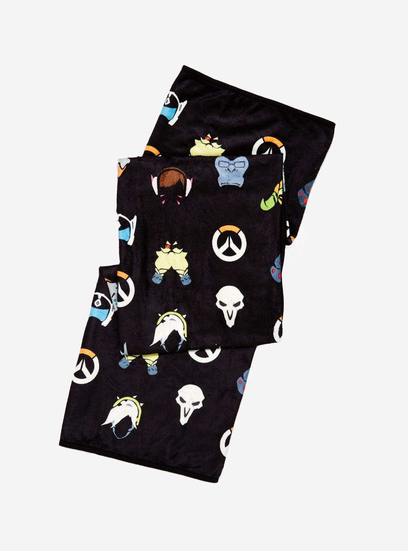 Overwatch Minimal Icon Throw Blanket - BoxLunch Exclusive, , alternate