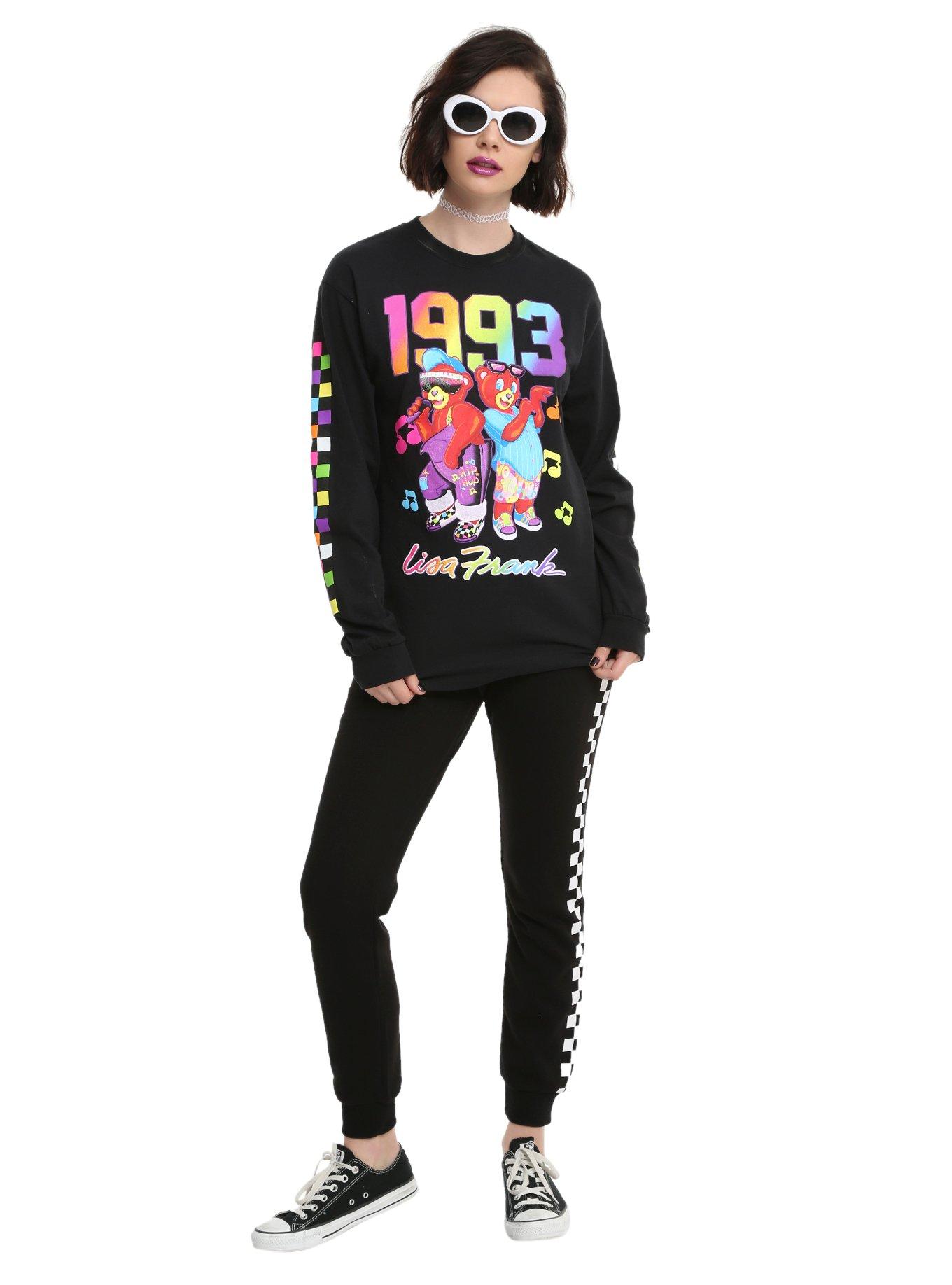 Lisa Frank 90's Bear Long-Sleeve T-Shirt, , alternate