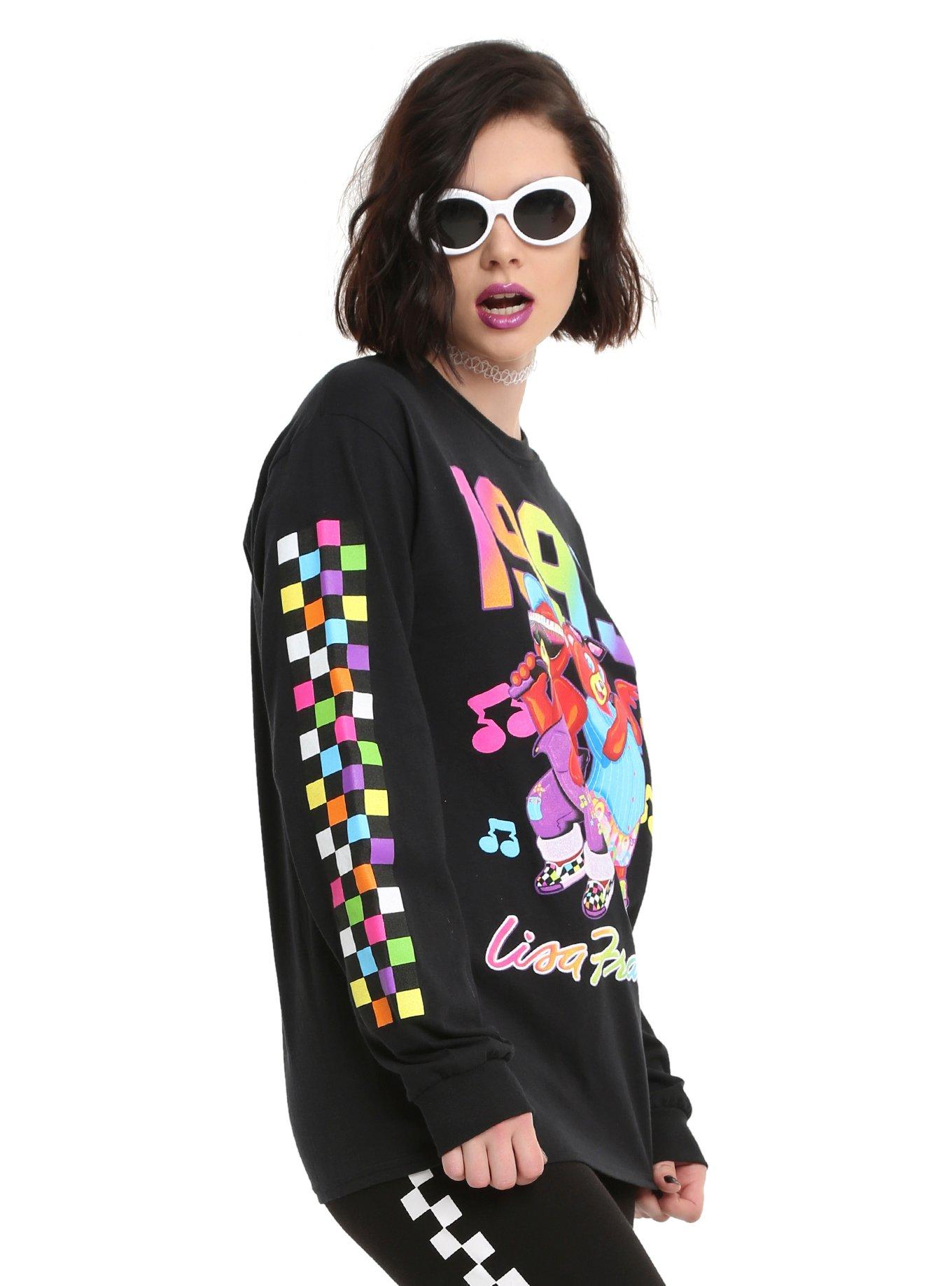 Lisa Frank 90's Bear Long-Sleeve T-Shirt, , alternate