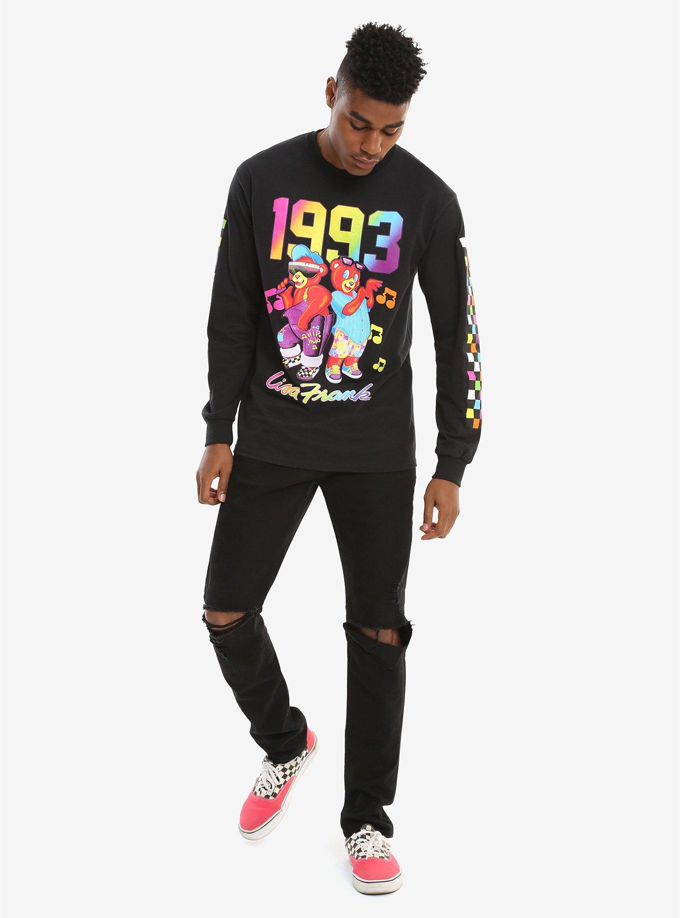 Lisa Frank 90's Bear Long-Sleeve T-Shirt, , alternate