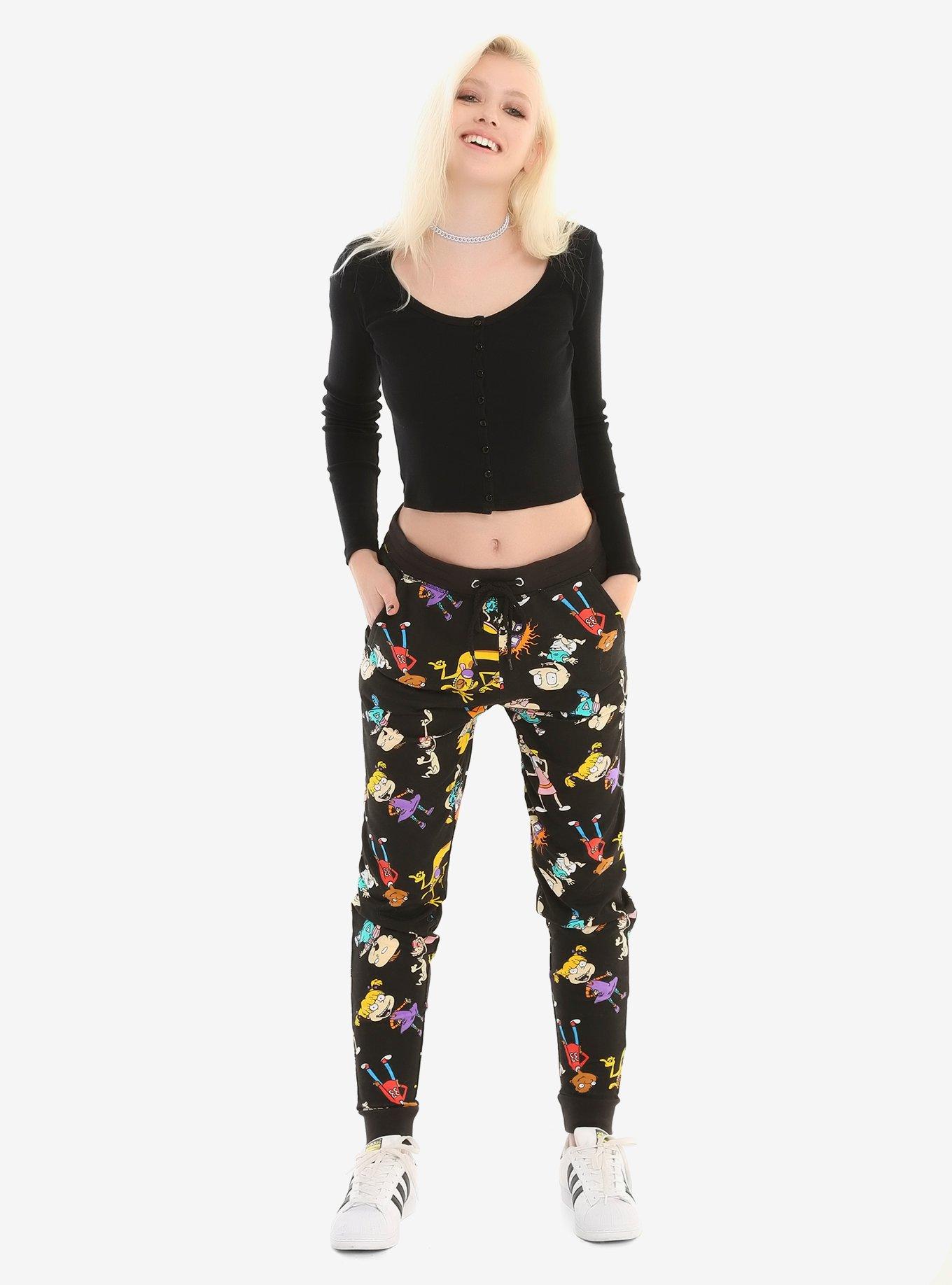 Nickelodeon Retro Girls Jogger Pants, , alternate