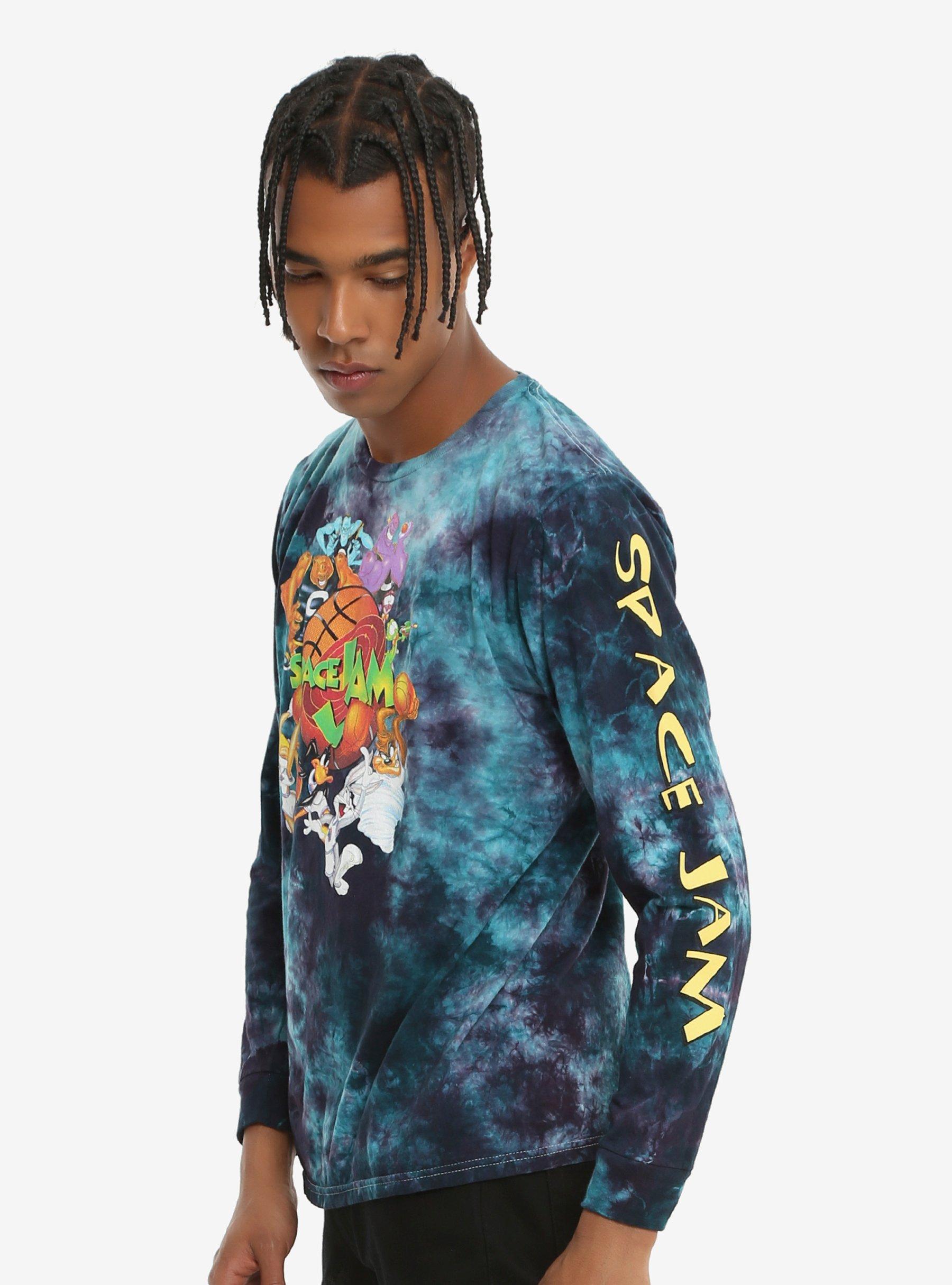 Space Jam Group Tie Dye Long-Sleeve T-Shirt, , alternate