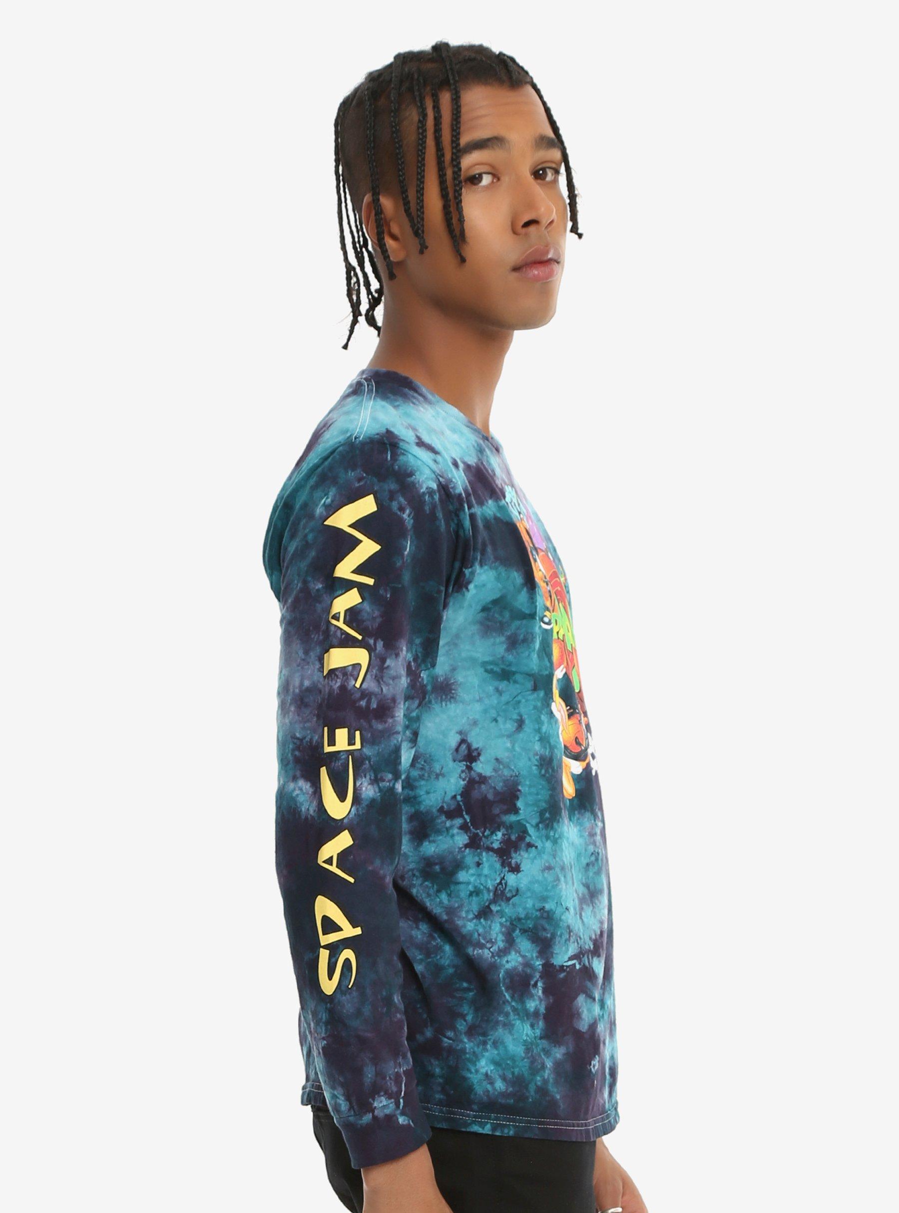 Space Jam Group Tie Dye Long-Sleeve T-Shirt, , alternate