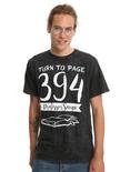 Harry Potter Turn To Page 394 Mineral Wash T-Shirt, , alternate