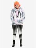 Panic! At The Disco Exclamation Pink Tie Dye Girls Hoodie Plus Size, , alternate