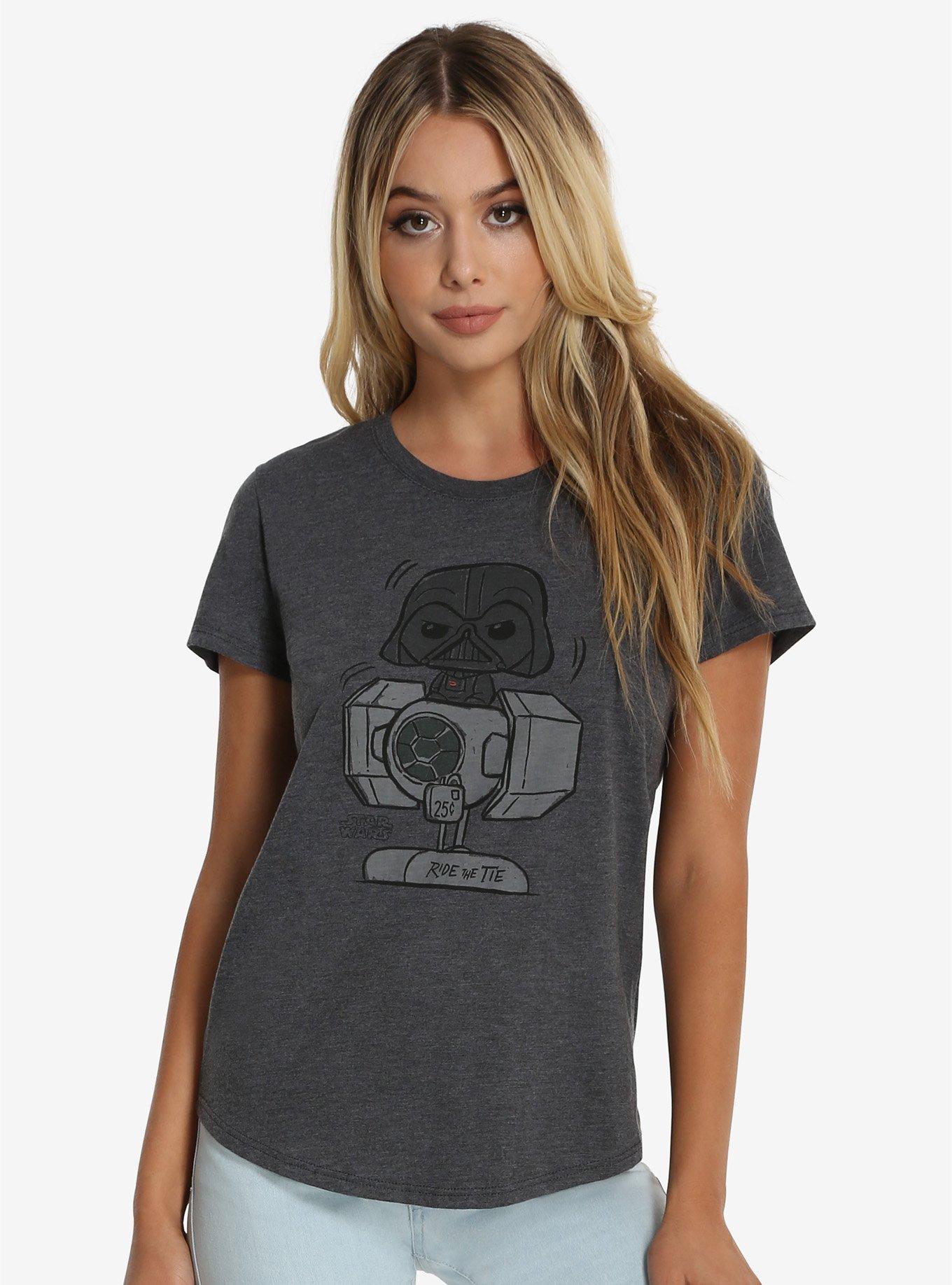 Funko Pop! Star Wars Darth Vader Coin Ride Womens Tee, , alternate