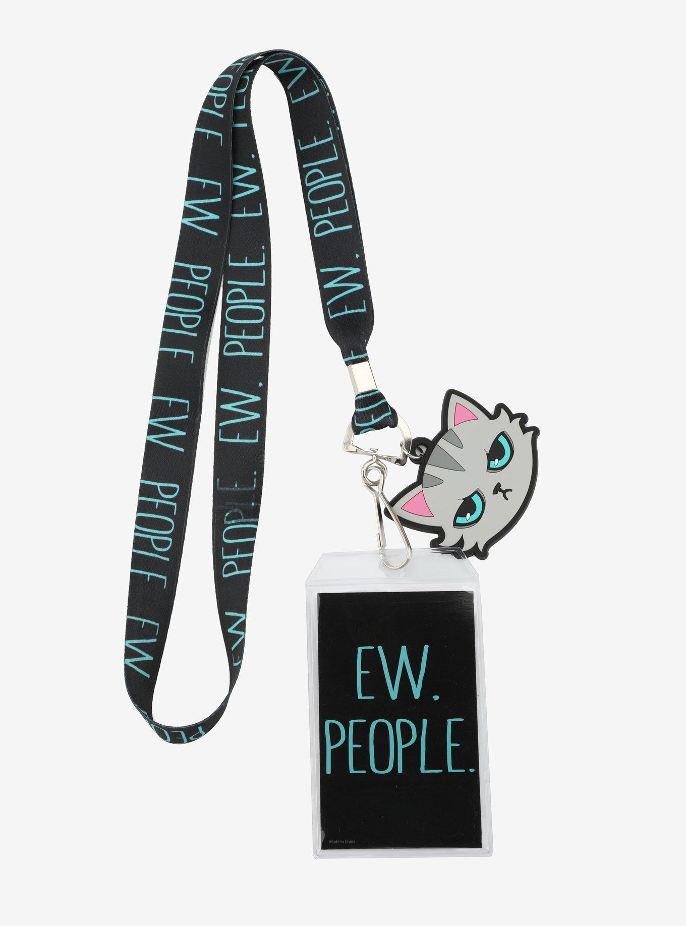 Ew People Cat Lanyard, , alternate