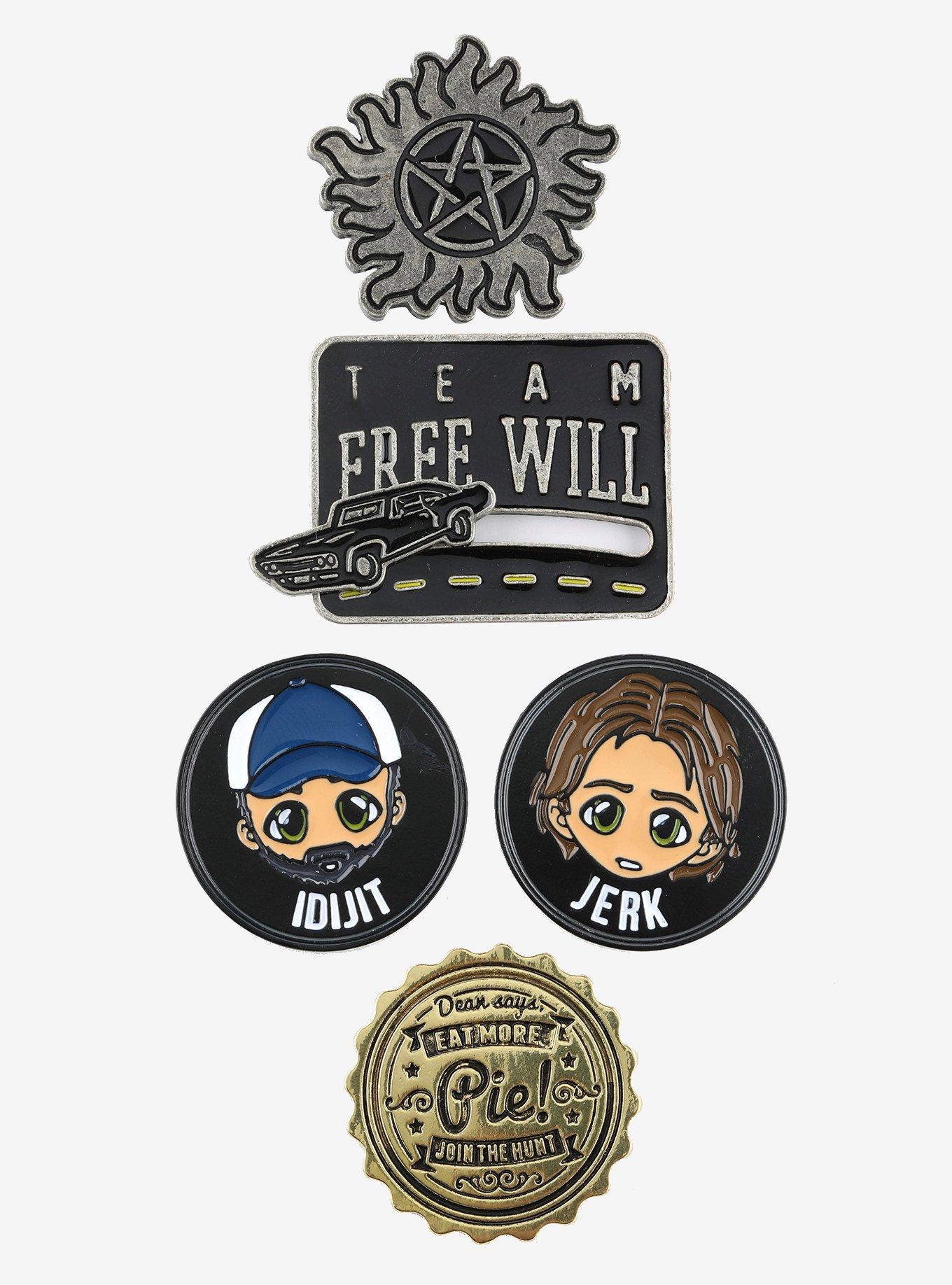 Supernatural Blind Box Enamel Pin, , alternate