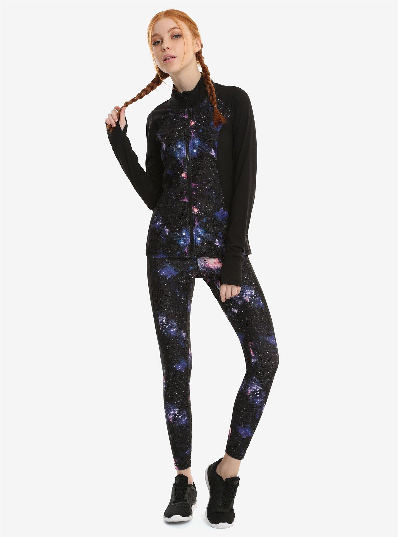 Galaxy Print Track Jacket, , alternate