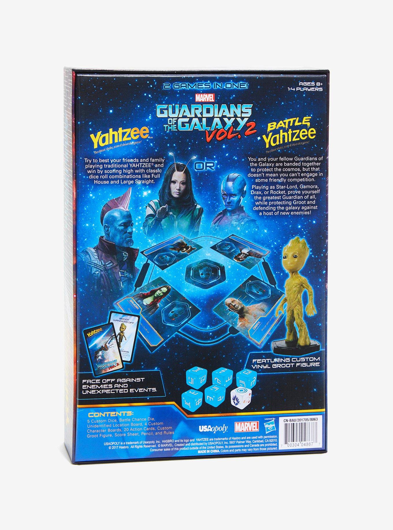 Marvel The Guardians Of The Galaxy Vol. 2 Edition Yahtzee Game, , alternate