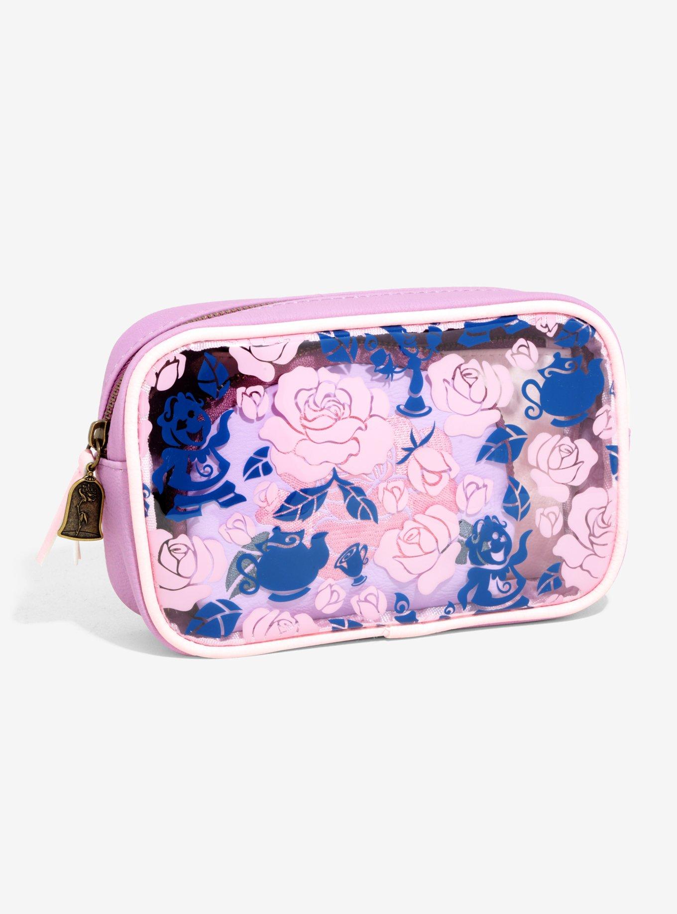 Loungefly Disney Beauty And The Beast Makeup Bag Set, , alternate