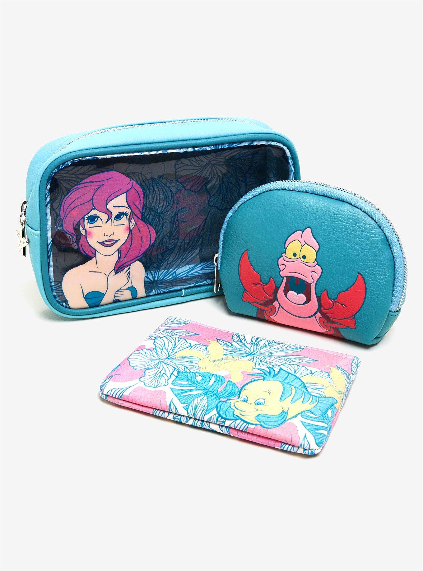 Loungefly Disney The Little Mermaid Makeup Bag Set - BoxLunch Exclusive, , alternate