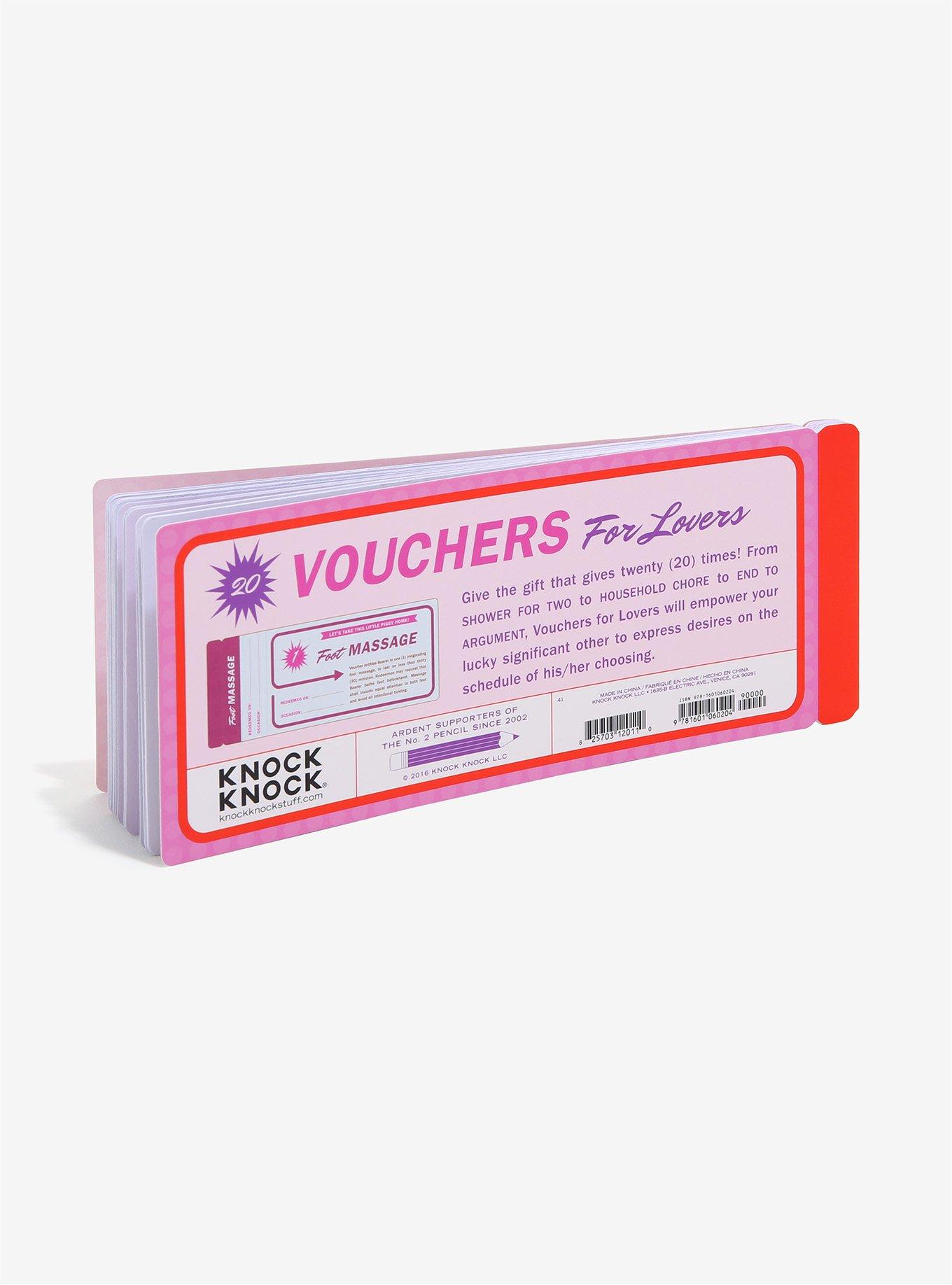 Vouchers For Lovers Book, , alternate