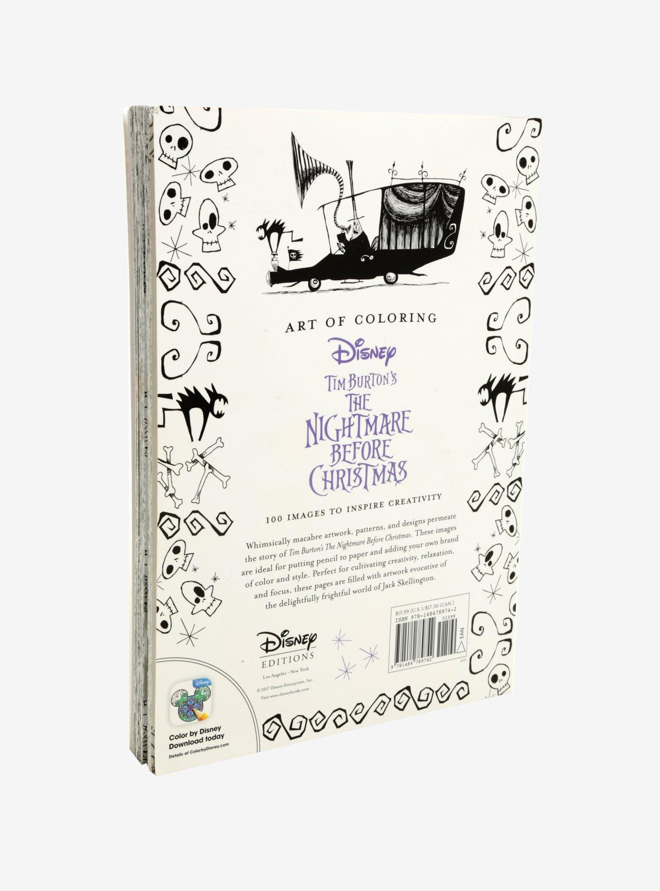The Nightmare Before Christmas Art Of Coloring Book, , alternate