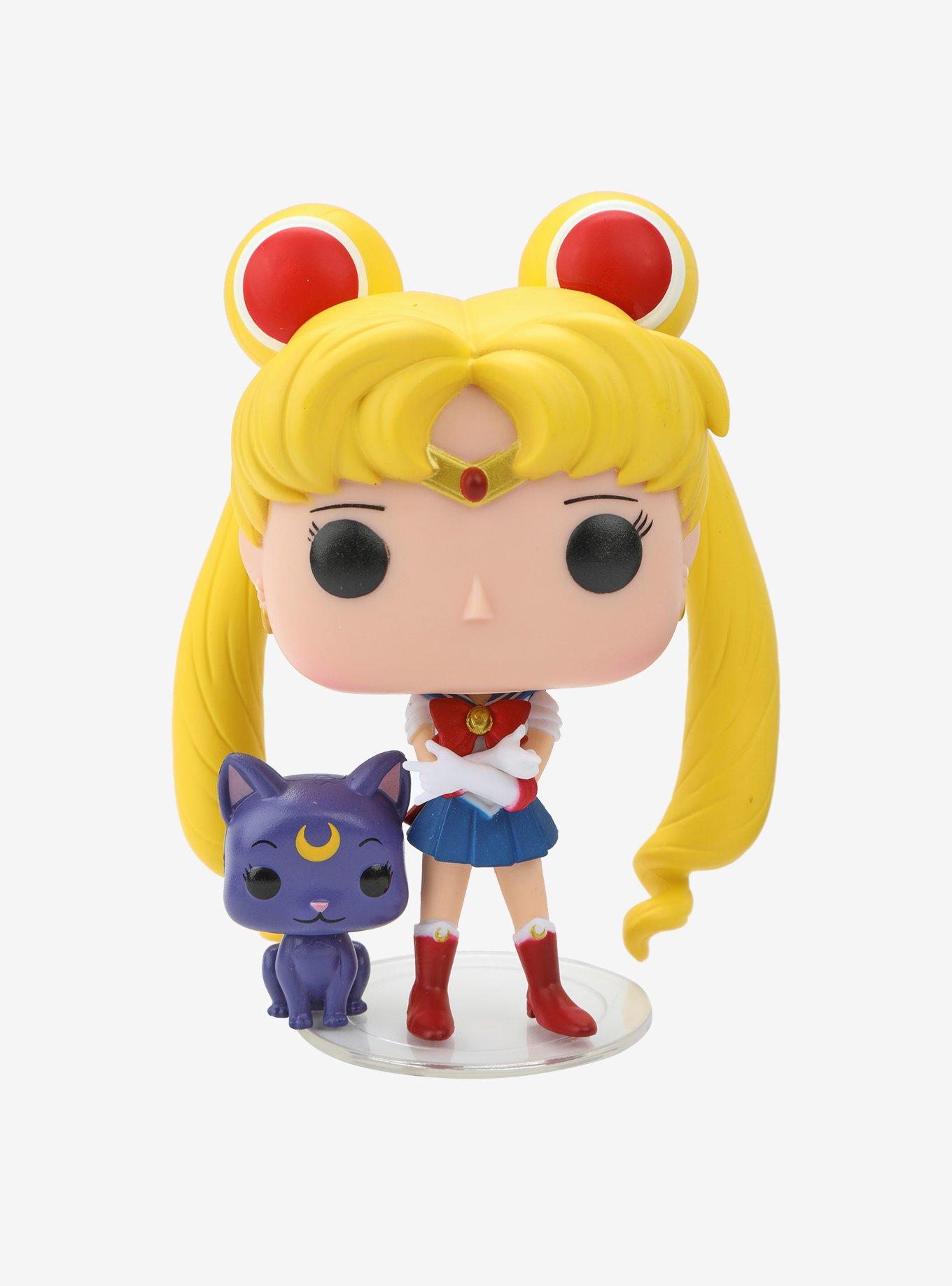 Funko Sailor Moon Pop! Animation Sailor Moon & Luna Vinyl Figure, , alternate