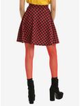 Red & Black Checkered Skirt, , alternate