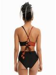 DC Comics Harley Quinn Cut-Out Swimsuit, RED, alternate