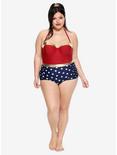 DC Comics Wonder Woman Retro Swimsuit Plus Size, , alternate