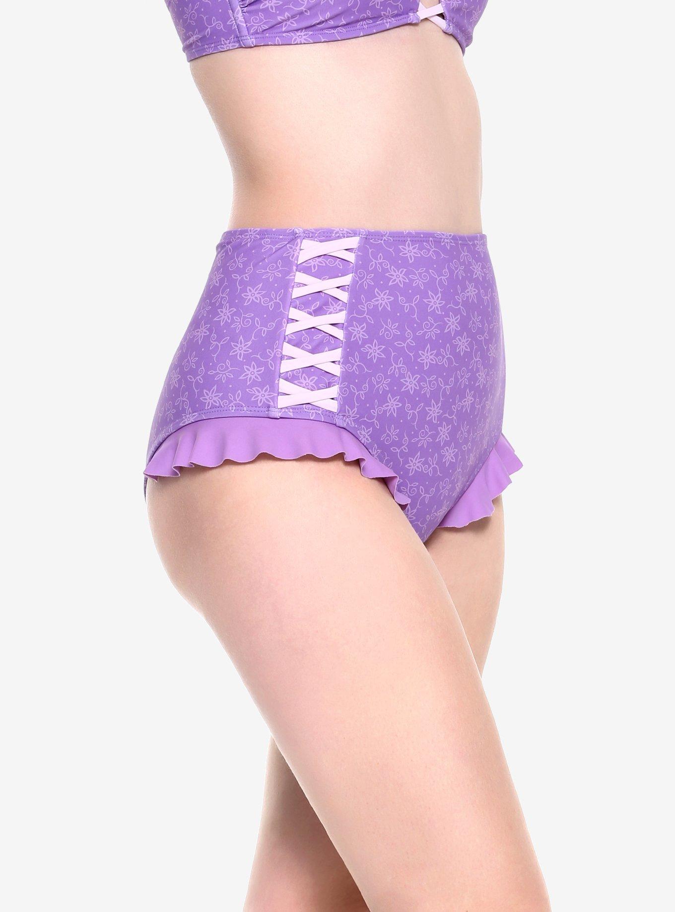 Disney Tangled Rapunzel Swim Bottoms, PURPLE, alternate