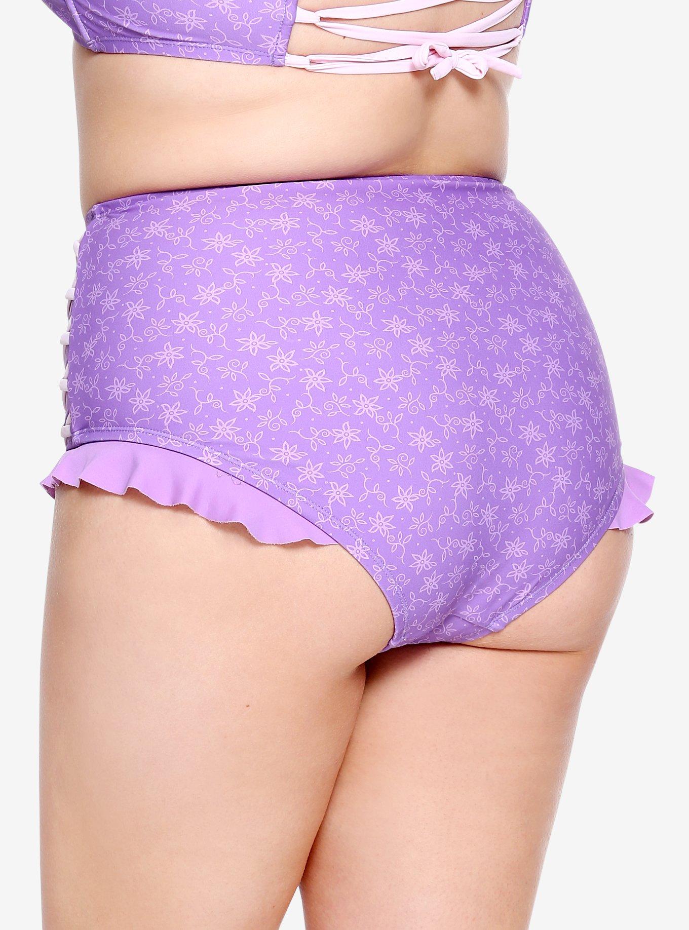 Disney Tangled Rapunzel Swim Bottoms Plus Size, PURPLE, alternate