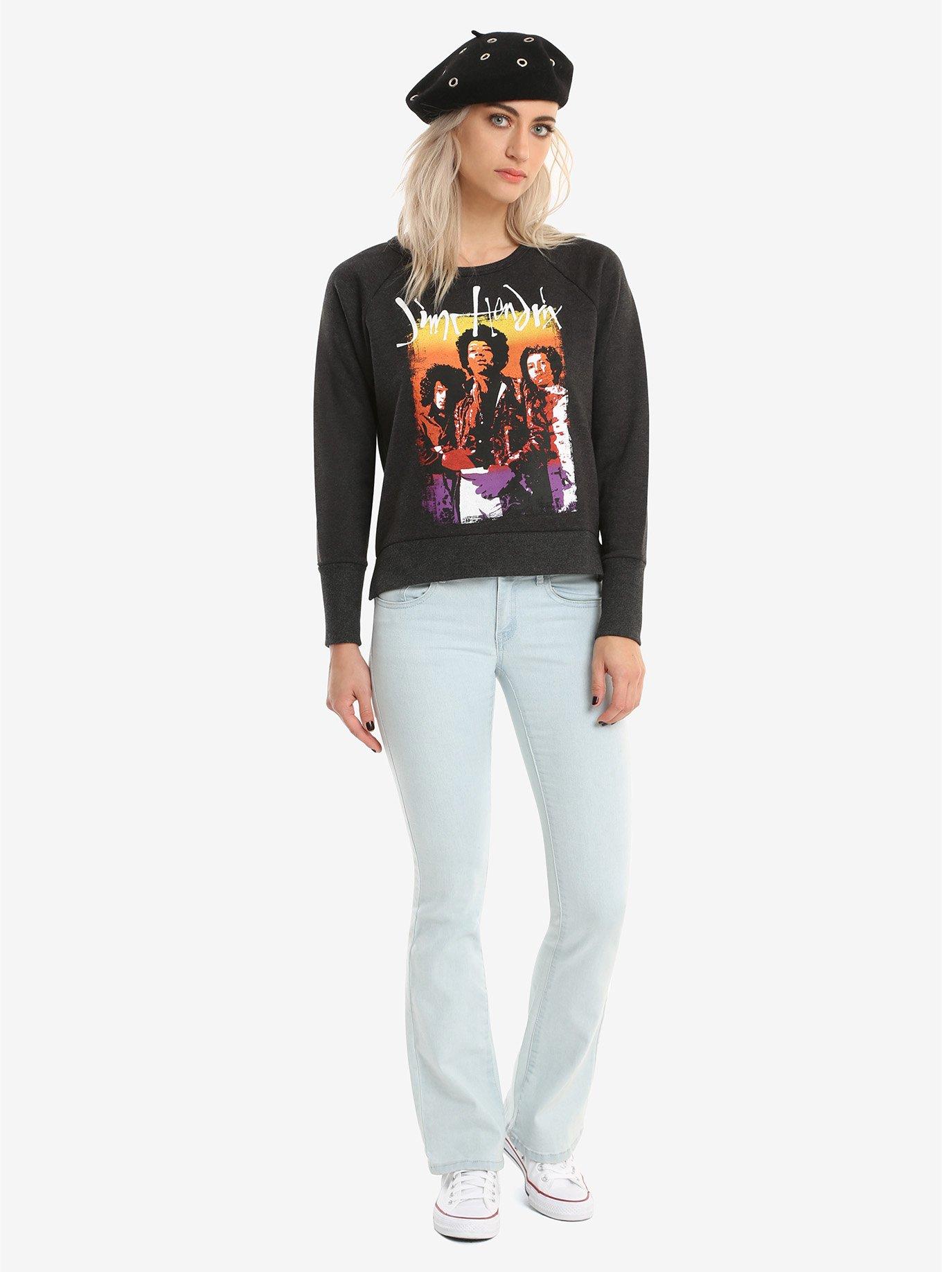 Jimi Hendrix Album Girls Sweatshirt, BLACK, alternate