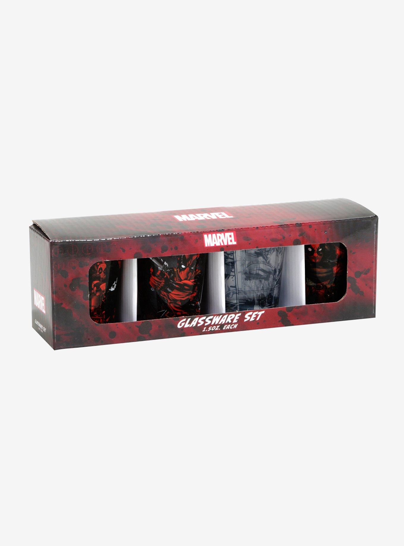 Marvel Deadpool Shot Glass 4 Pack, , alternate